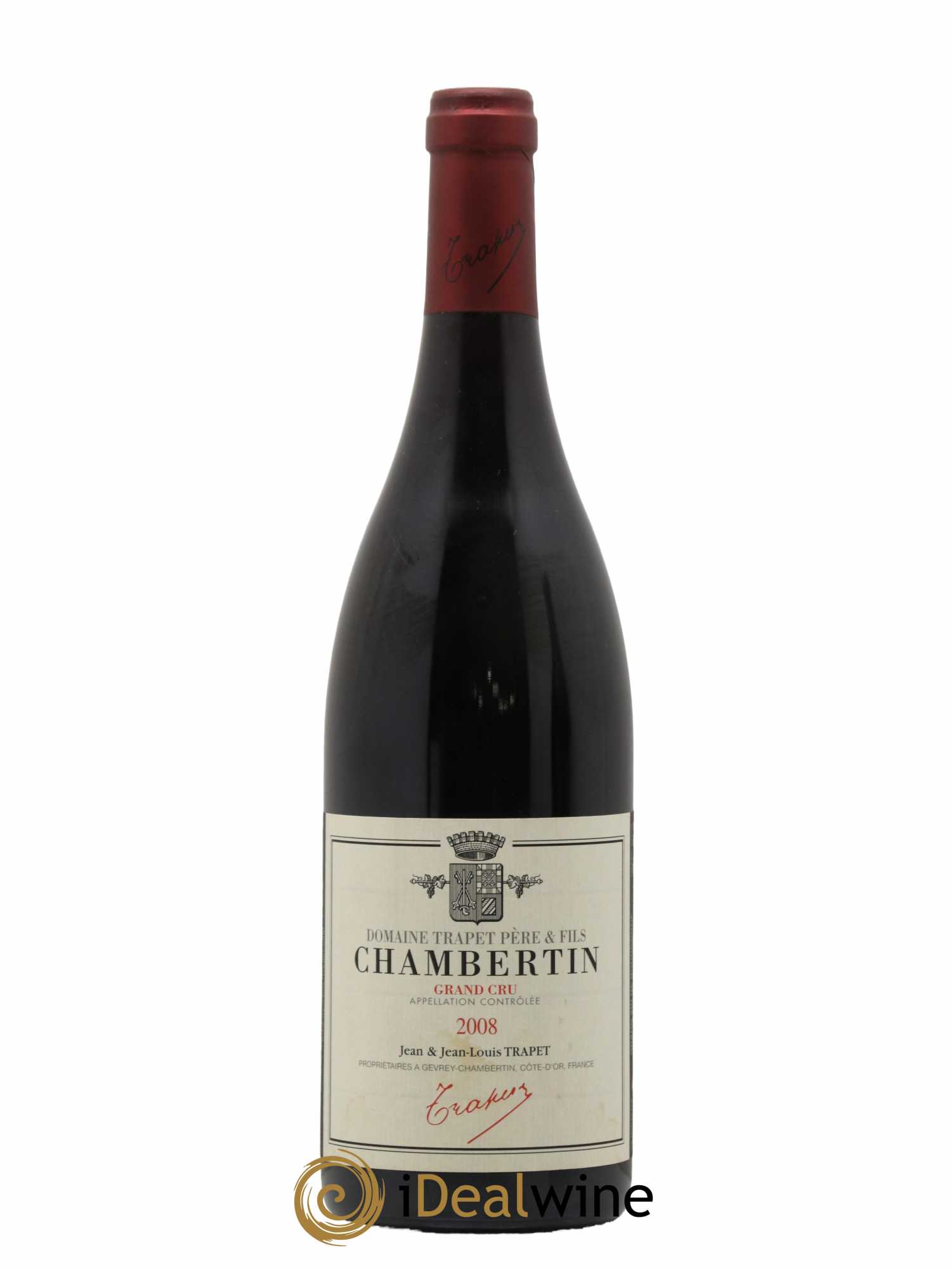 Chambertin Grand Cru Domaine Trapet 2008 - Lot de 1 bouteille - 0