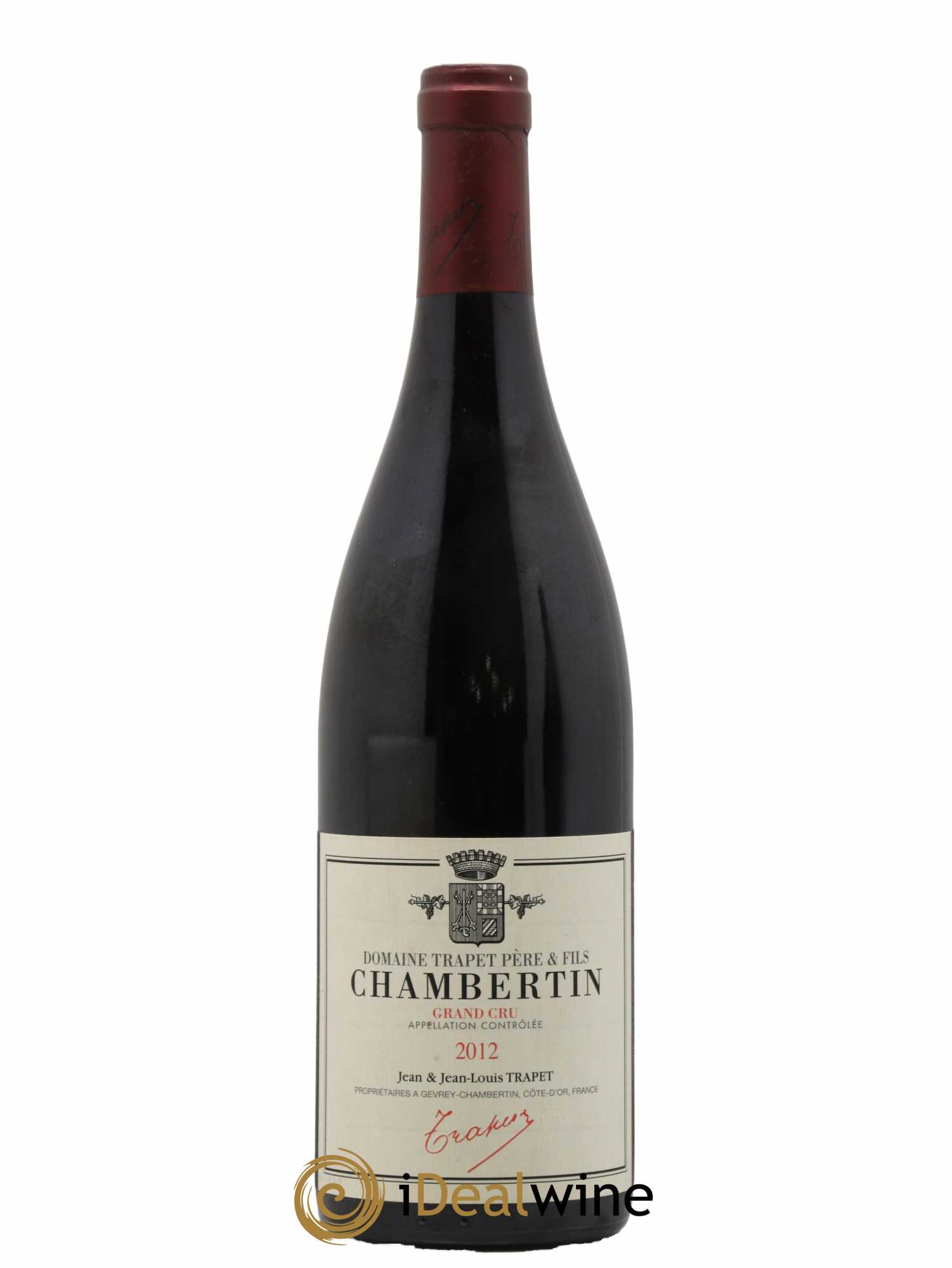 Chambertin Grand Cru Domaine Trapet 2012 - Lot de 1 bouteille - 0