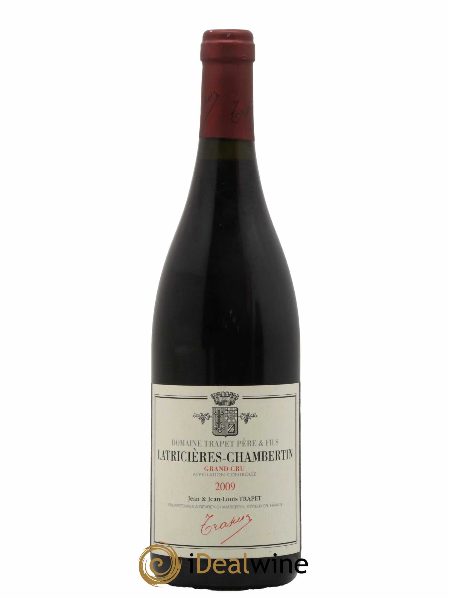 Latricières-Chambertin Grand Cru Domaine Trapet 2009 - Lot de 1 bouteille - 0