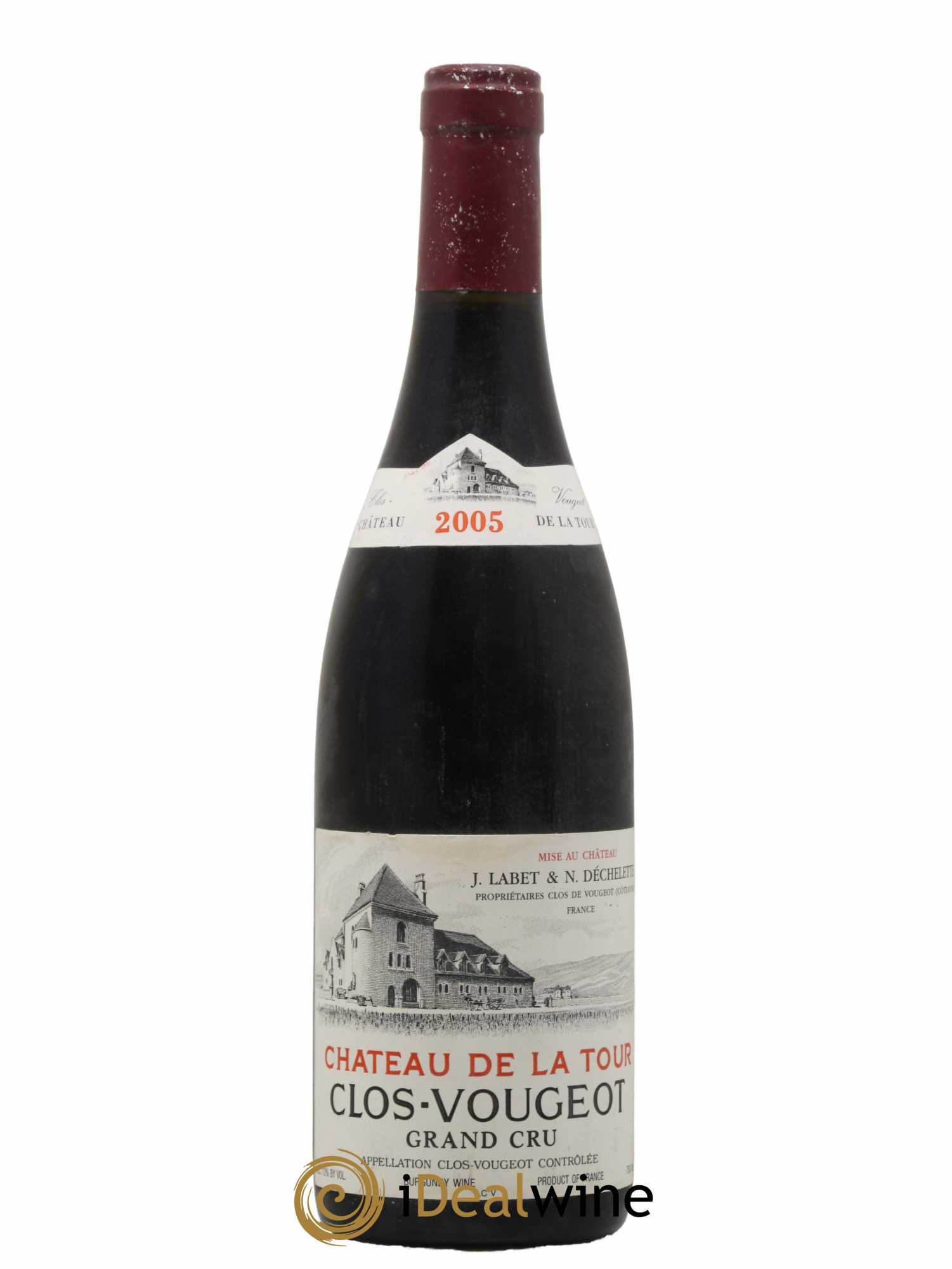 Clos de Vougeot Grand Cru Château de La Tour 2005 - Lot de 1 bouteille - 0