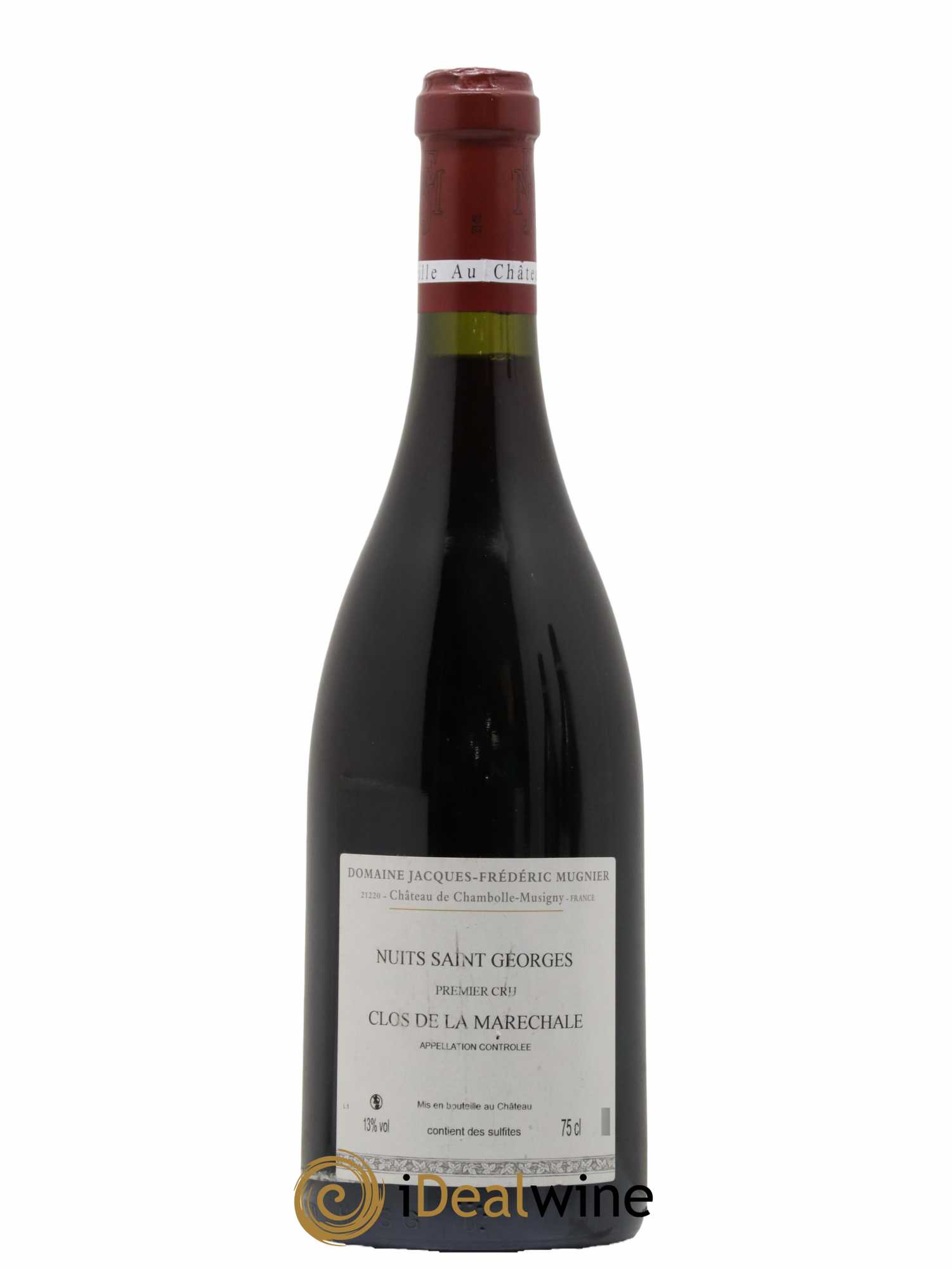 Nuits-Saint-Georges 1er Cru Clos de La Maréchale Jacques-Frédéric Mugnier 2010 - Lot de 1 bouteille - 1