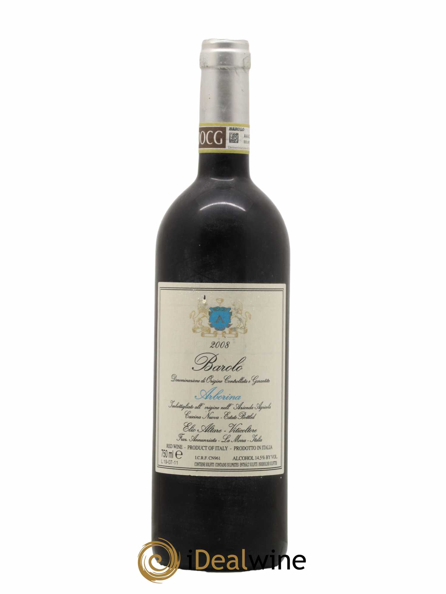 Barolo DOCG Vigneto Arborina Elio Altare 2008 - Lot de 1 bouteille - 0