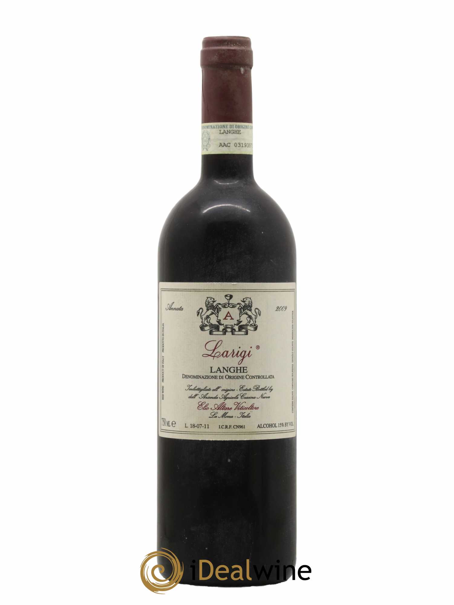 Langhe DOC Larigi Altare Elio 2009 - Lot de 1 bouteille - 0