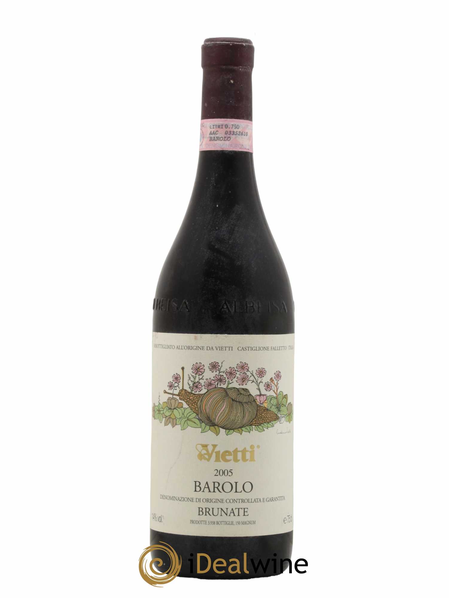 Barolo DOCG Brunate Vietti 2005 - Lot de 1 bouteille - 0