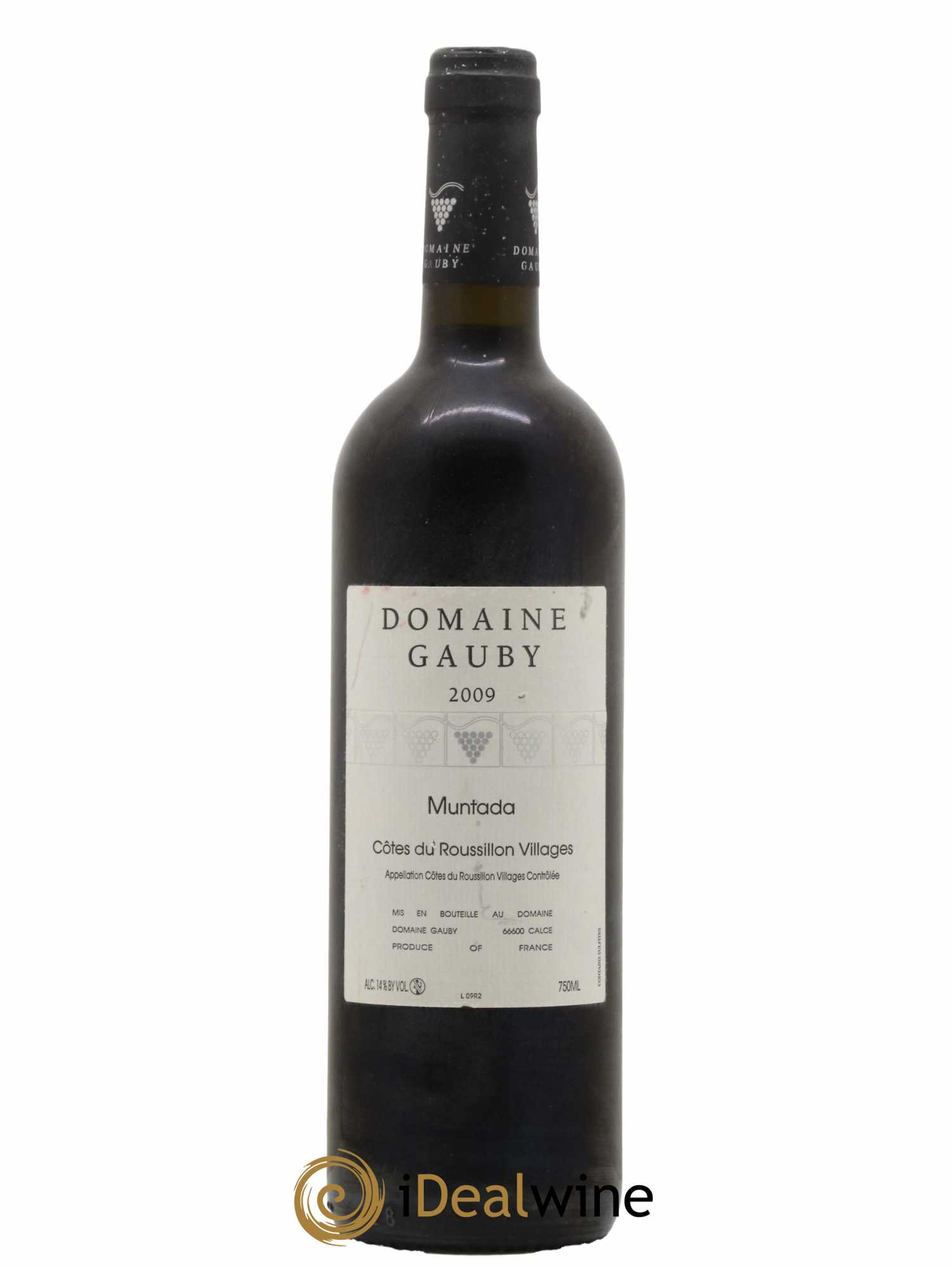 Côtes Catalanes (anciennement Côtes du Roussillon Villages) La Muntada Gauby (Domaine) 2009 - Lot de 1 bouteille - 0