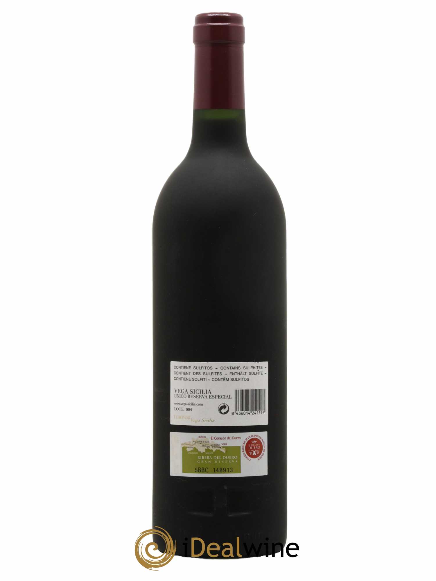 Ribera Del Duero Vega Sicilia Unico Reserva Especial Famille Alvarez 1994/1996/2000 - Lot de 1 bouteille - 1