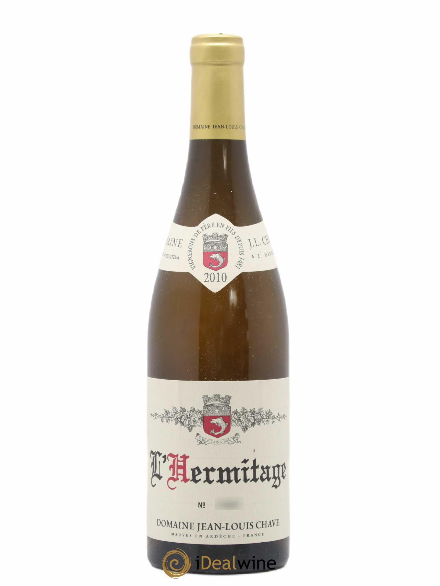 Hermitage Jean-Louis Chave 2010 - Lot de 1 bouteille - 0