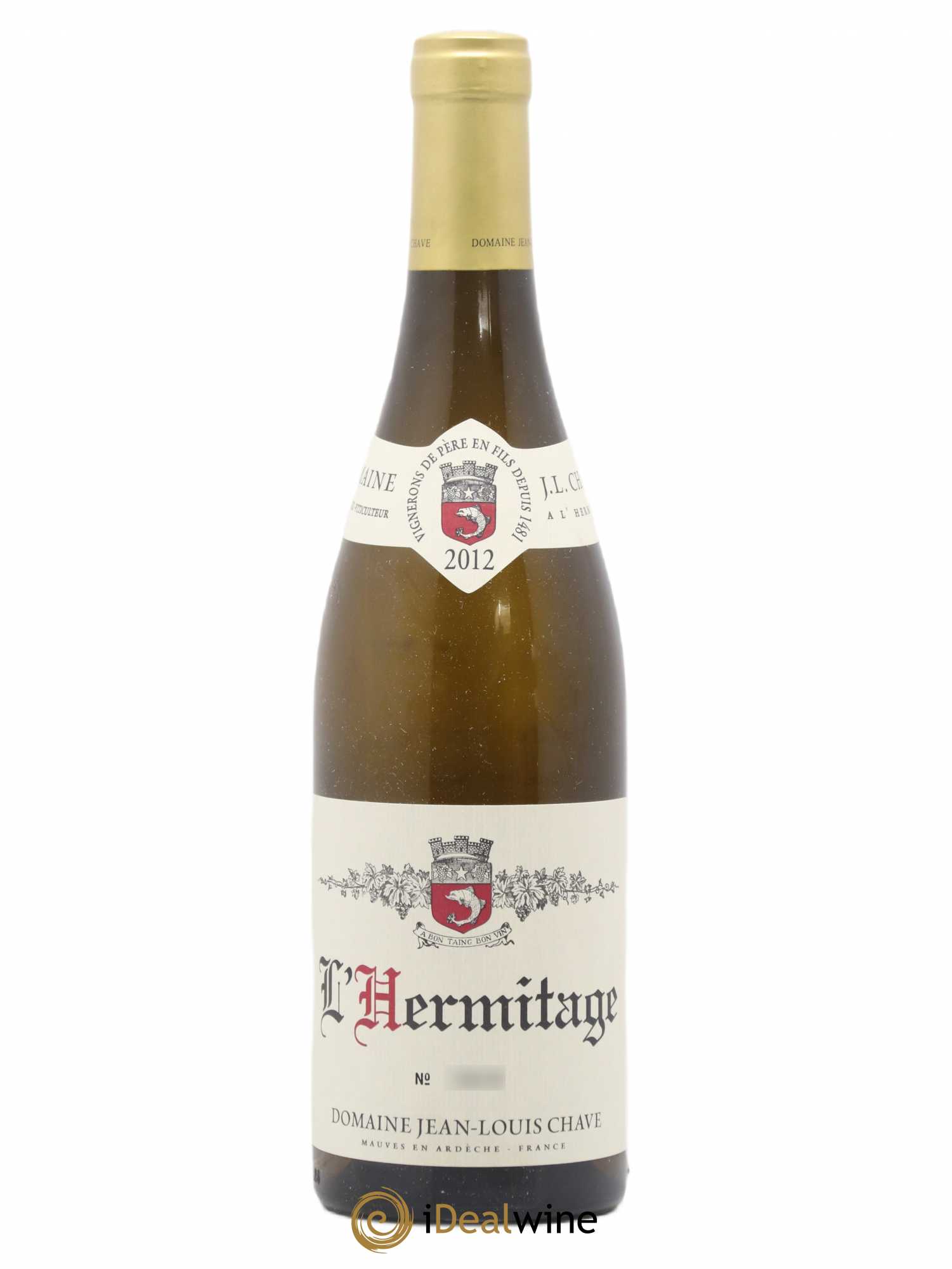 Hermitage Jean-Louis Chave 2012 - Lot de 1 bouteille - 0