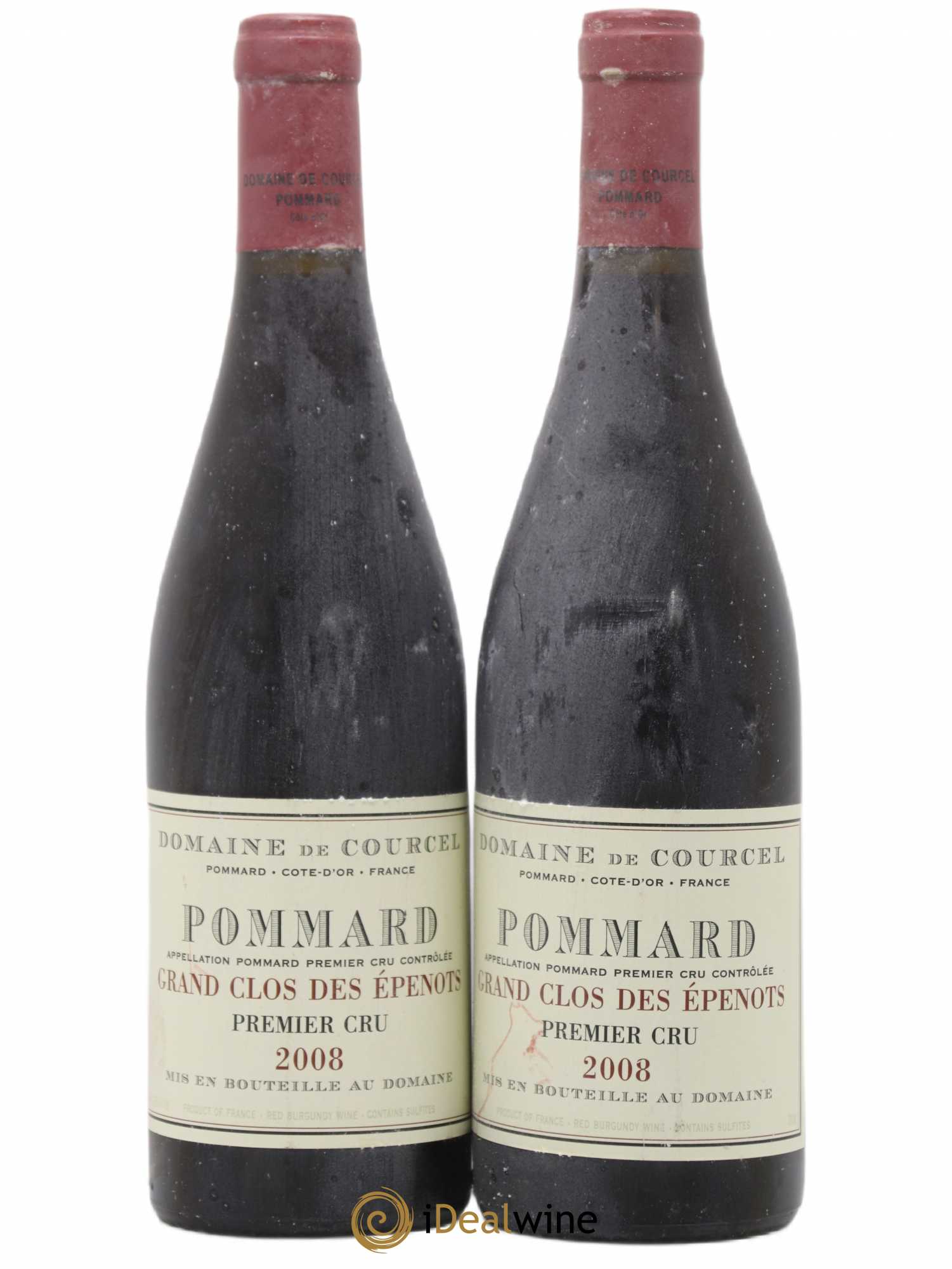 Pommard 1er Cru Grand Clos des Epenots de Courcel (Domaine) 2008 - Lot de 2 bouteilles - 0