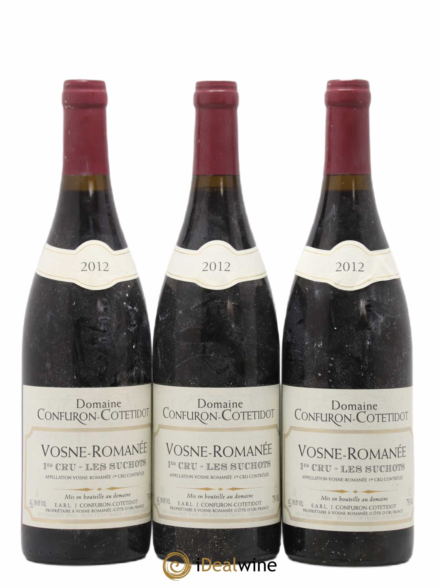 Vosne-Romanée 1er Cru Les Suchots Confuron-Cotetidot 2012 - Lot de 3 bouteilles - 0