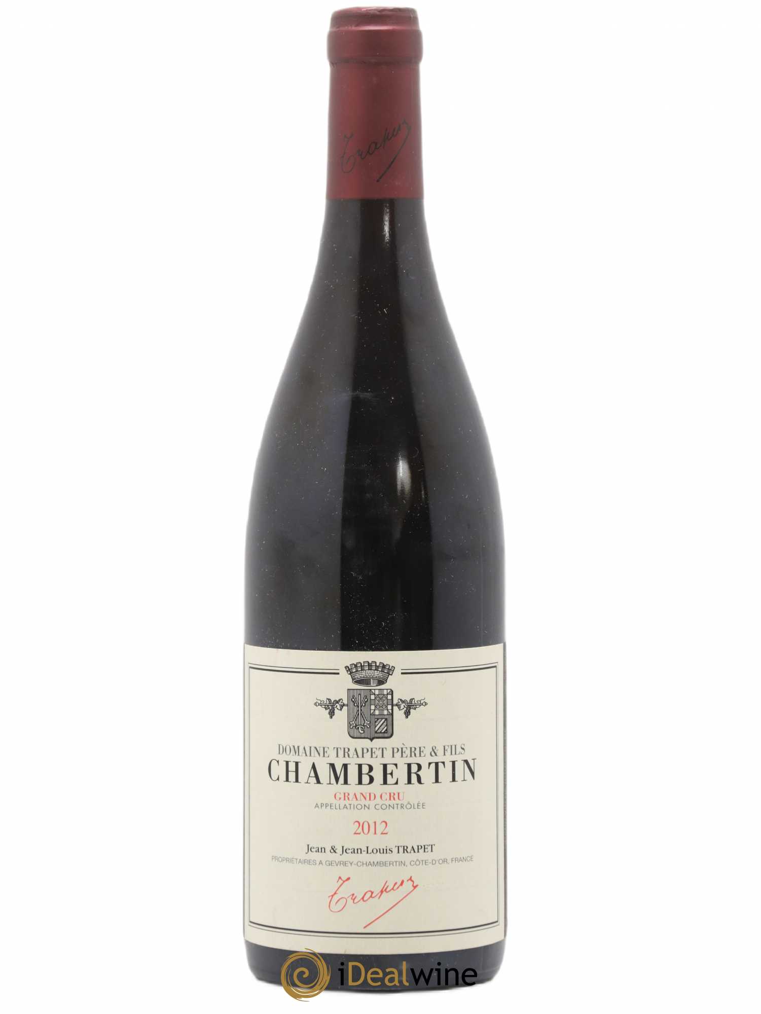 Chambertin Grand Cru Domaine Trapet 2012 - Lot de 1 bouteille - 0