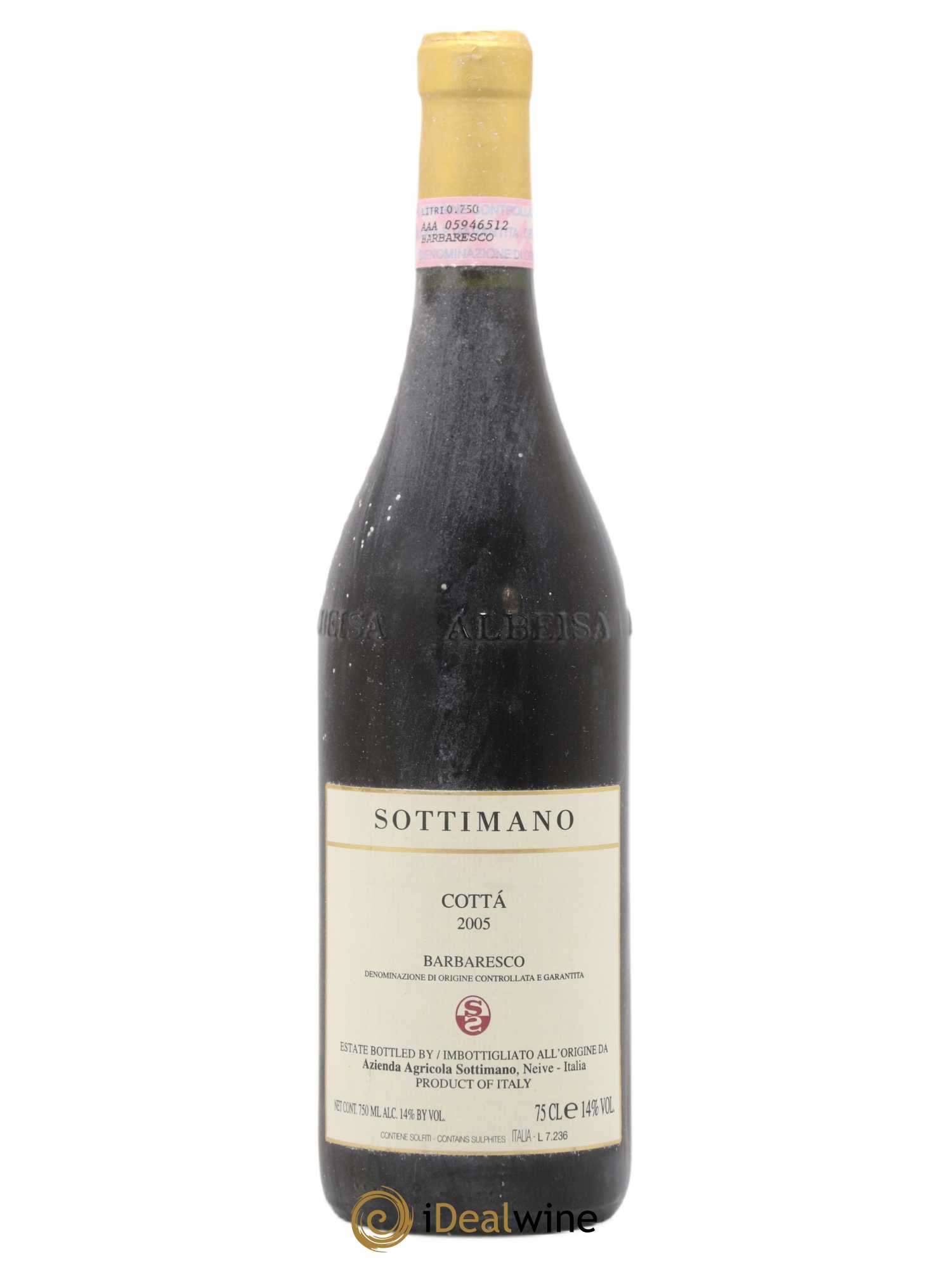 Barbaresco DOCG Cottà Sottimano 2005 - Lot de 1 bouteille - 0