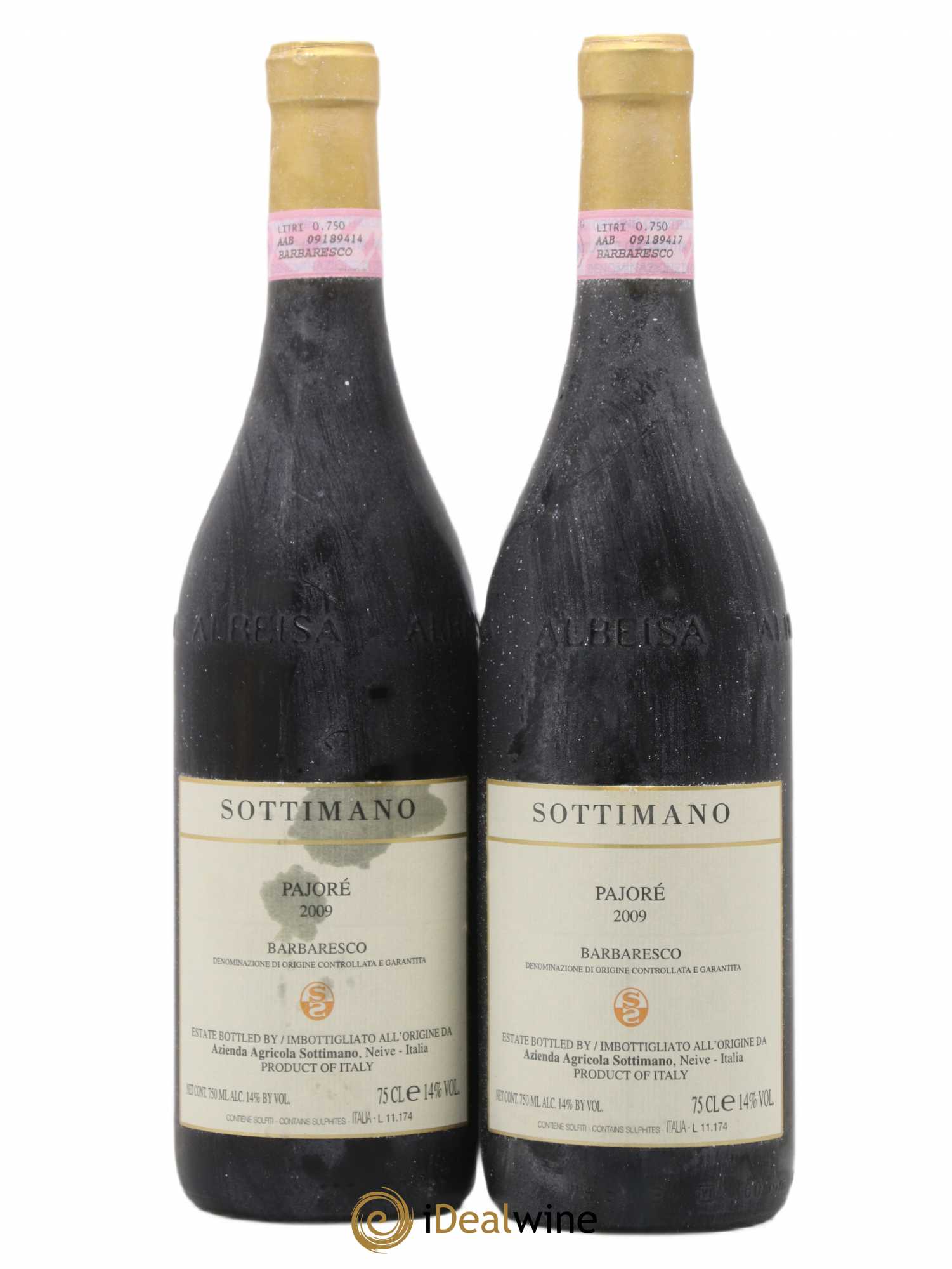 Barbaresco DOCG Pajoré Sottimano 2009 - Lot de 2 bouteilles - 0