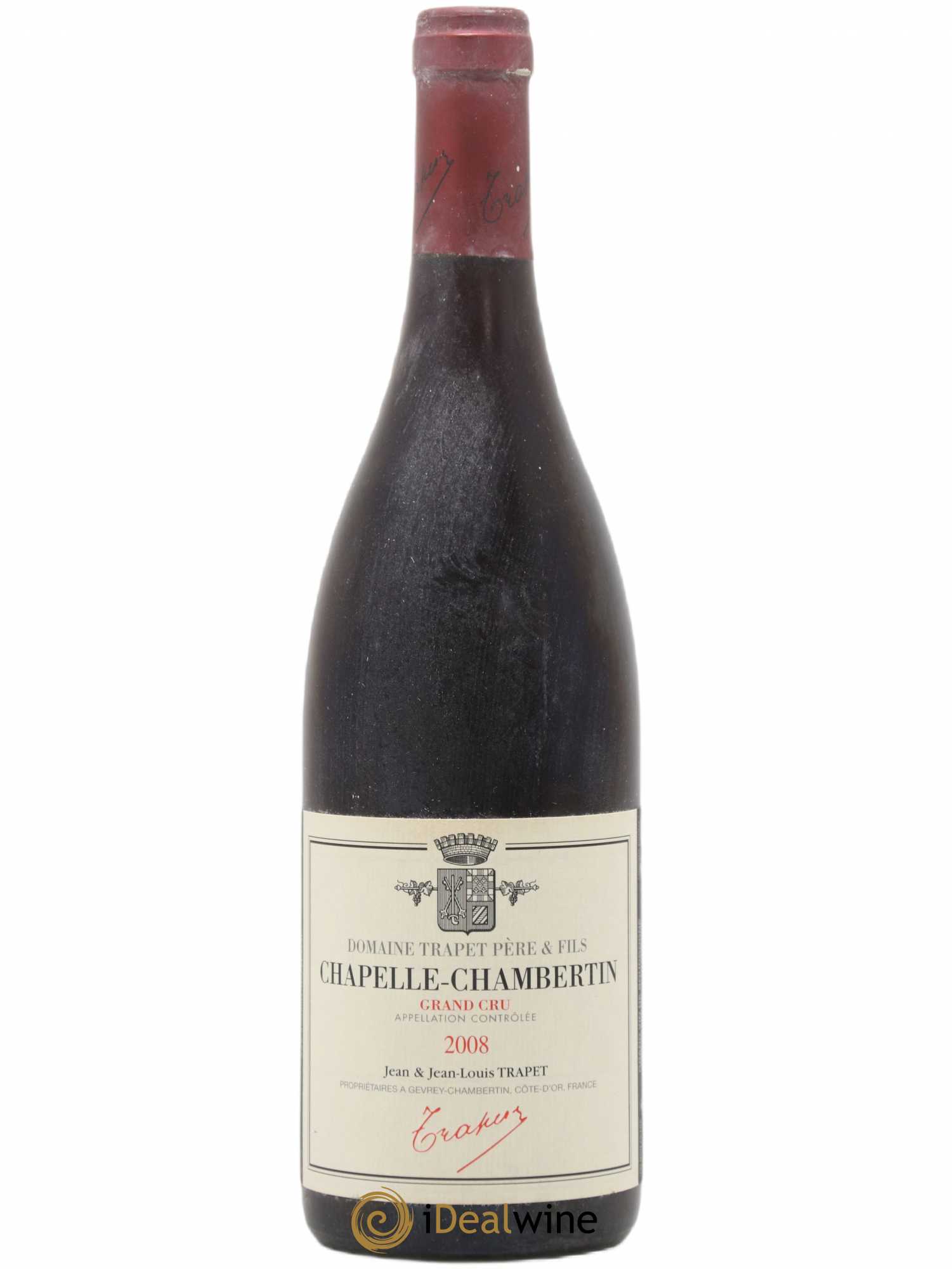 Chapelle-Chambertin Grand Cru Domaine Trapet 2008 - Lot de 1 bouteille - 0
