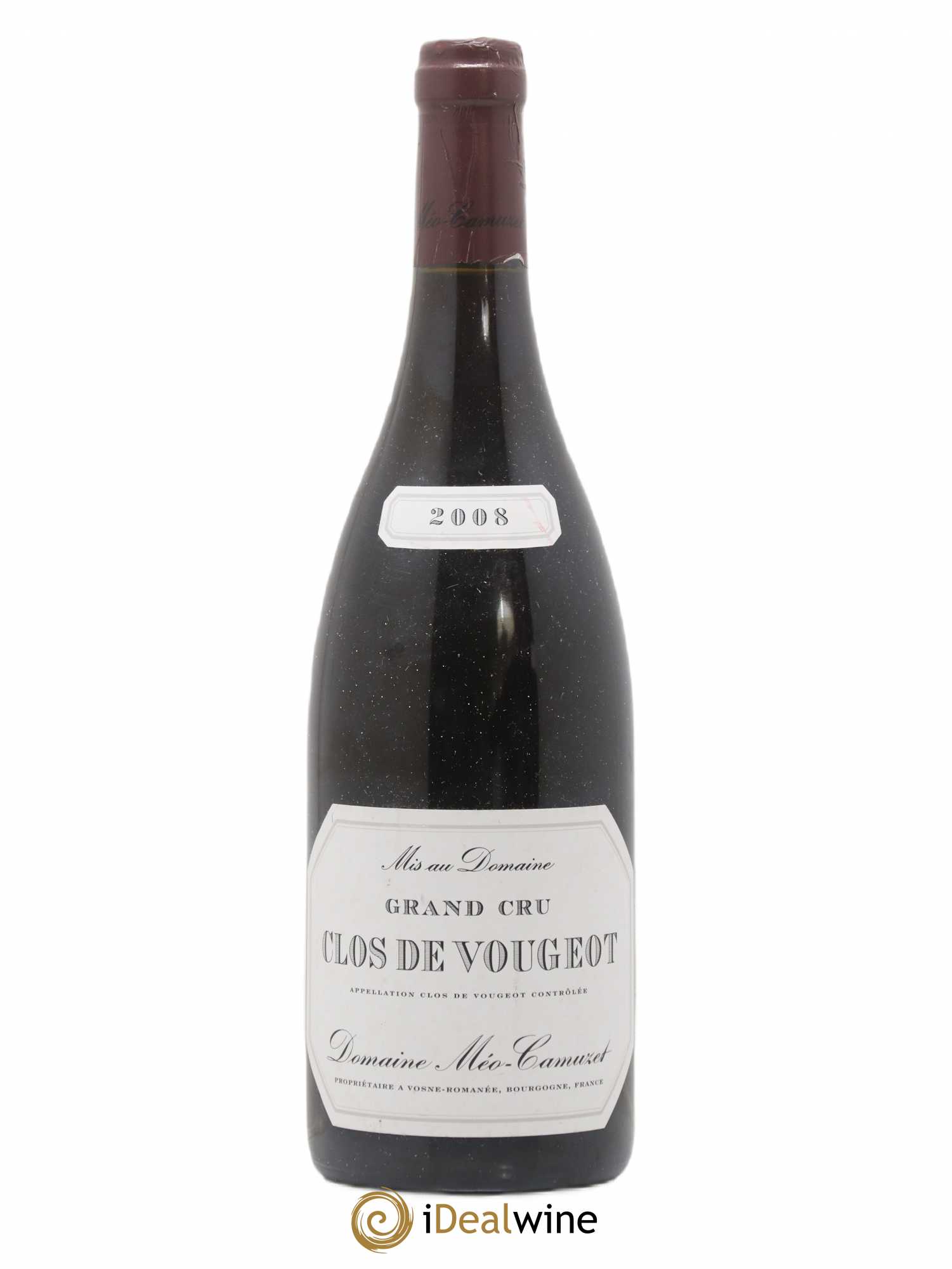 Clos de Vougeot Grand Cru Méo-Camuzet (Domaine) 2008 - Lot de 1 bouteille - 0