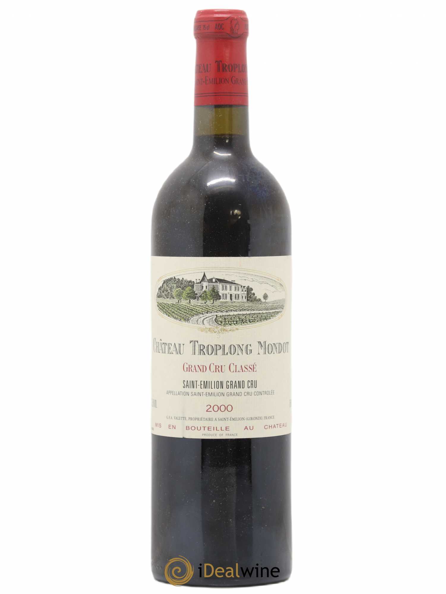 Château Troplong Mondot 1er Grand Cru Classé B 2000 - Lot de 1 bouteille - 0