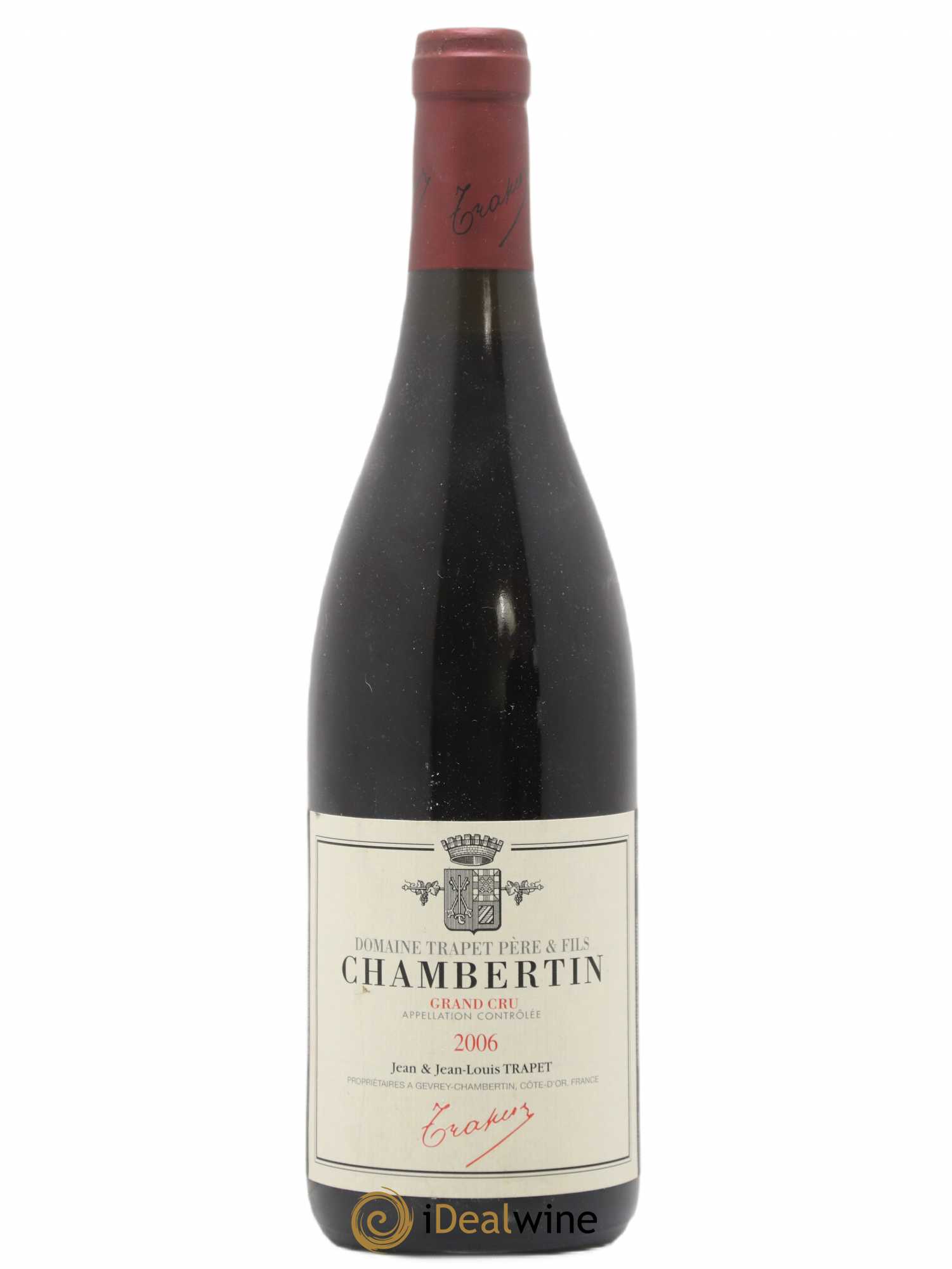 Chambertin Grand Cru Domaine Trapet 2006 - Lot de 1 bouteille - 0