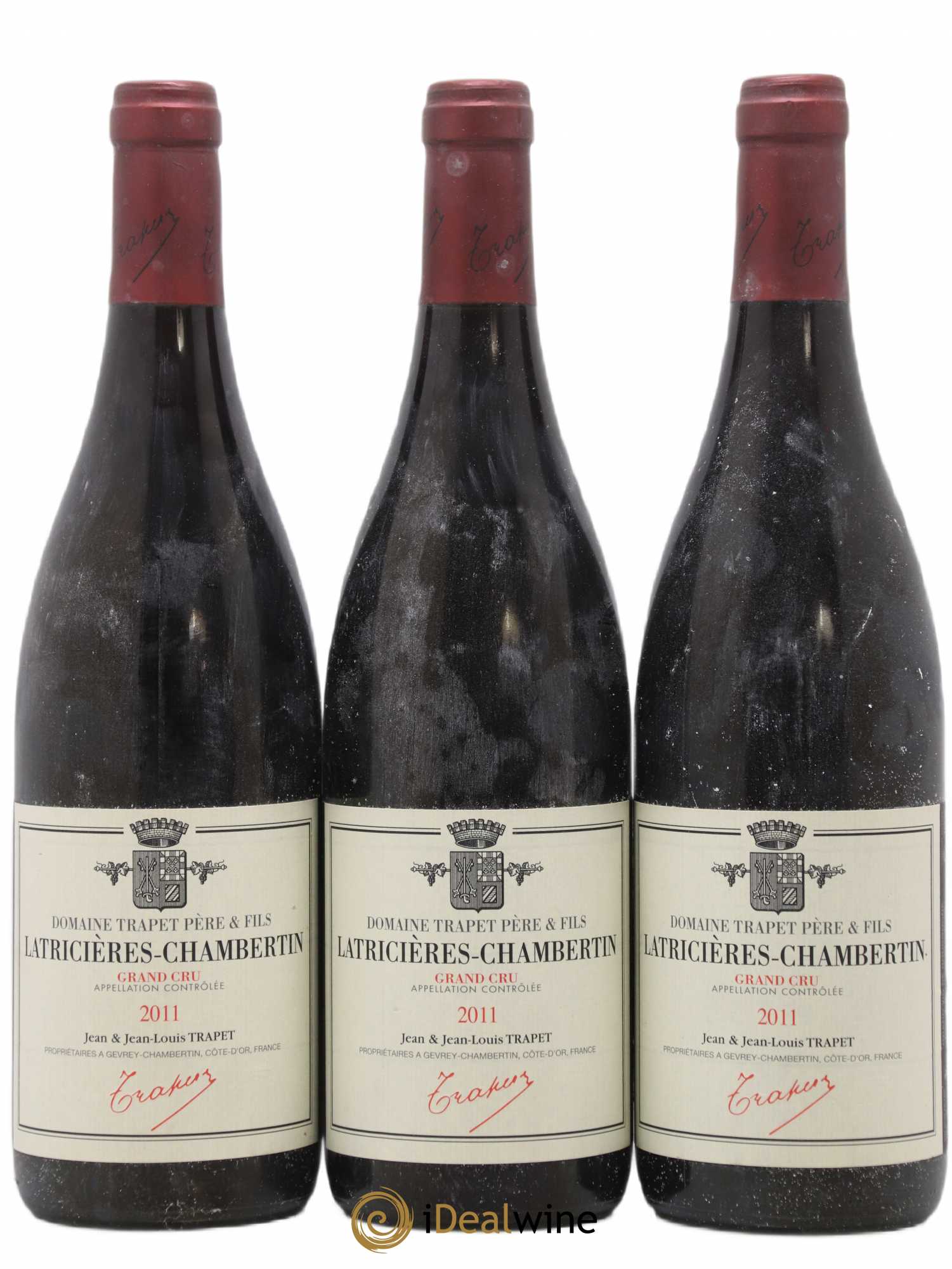 Latricières-Chambertin Grand Cru Domaine Trapet 2011 - Lot de 3 bouteilles - 0