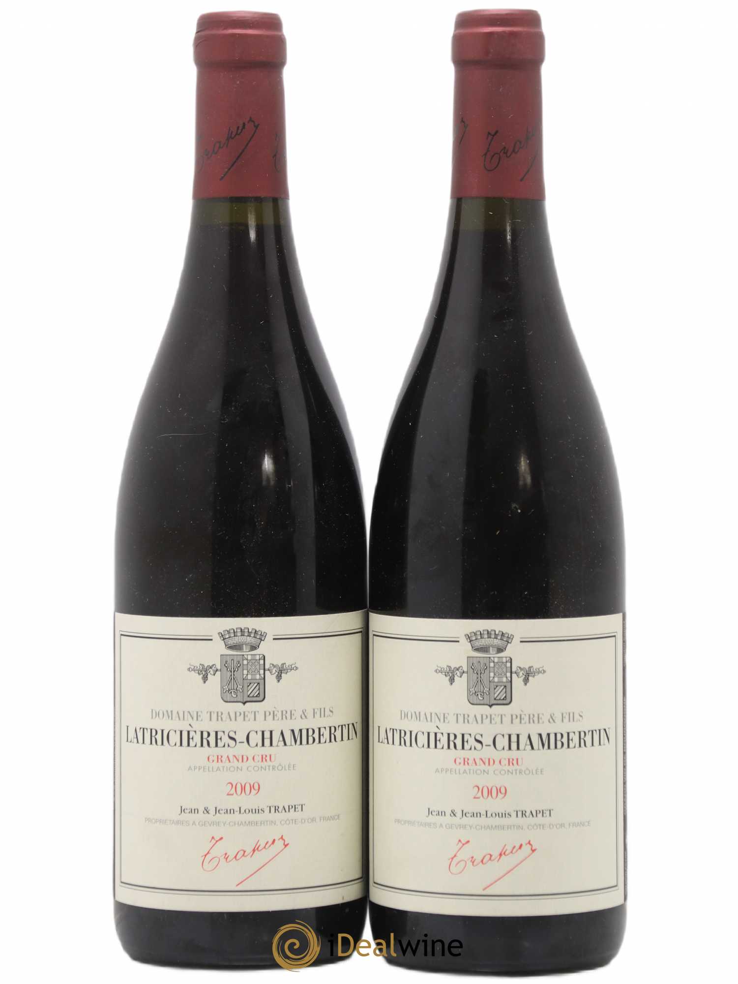 Latricières-Chambertin Grand Cru Domaine Trapet 2009 - Lot de 2 bouteilles - 0