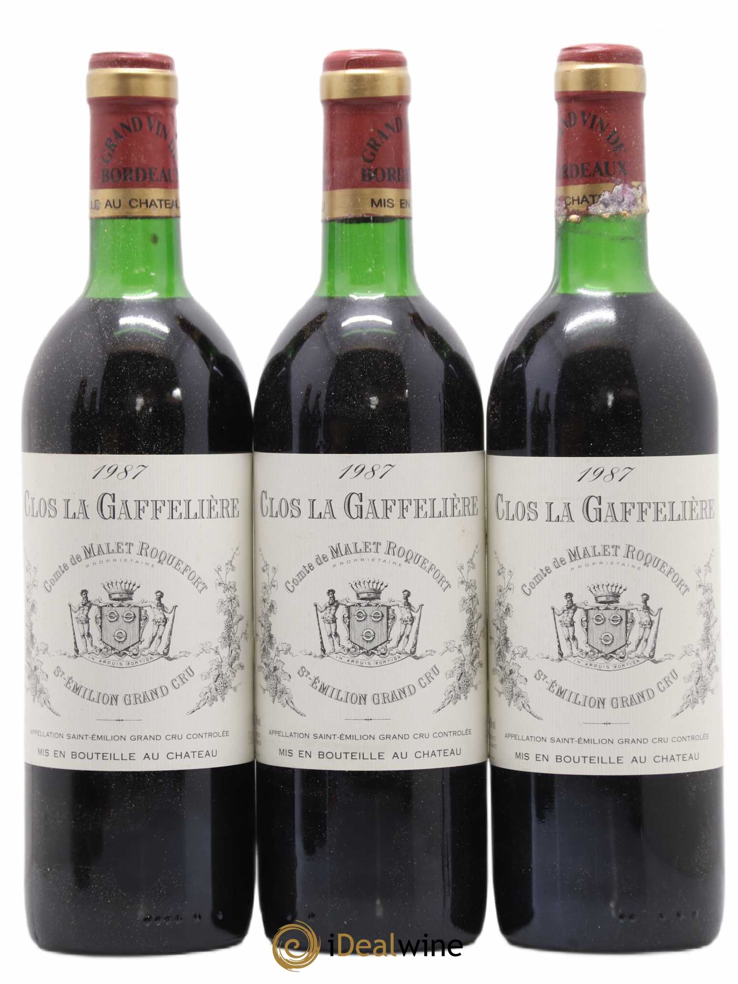 Château la Gaffelière 1er Grand Cru Classé B 1987 - Lot de 12 bouteilles - 1