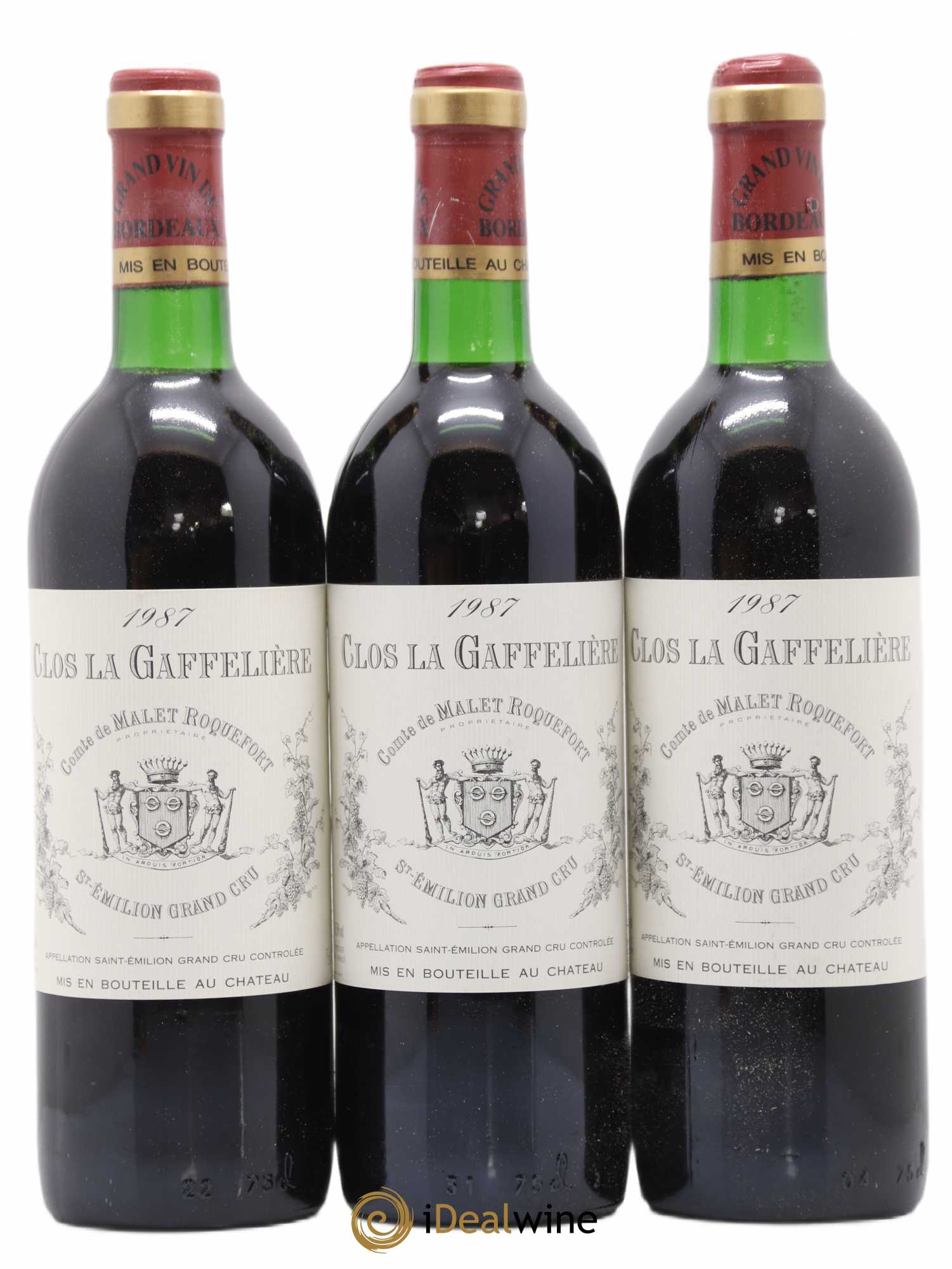Château la Gaffelière 1er Grand Cru Classé B 1987 - Lot de 12 bouteilles - 3
