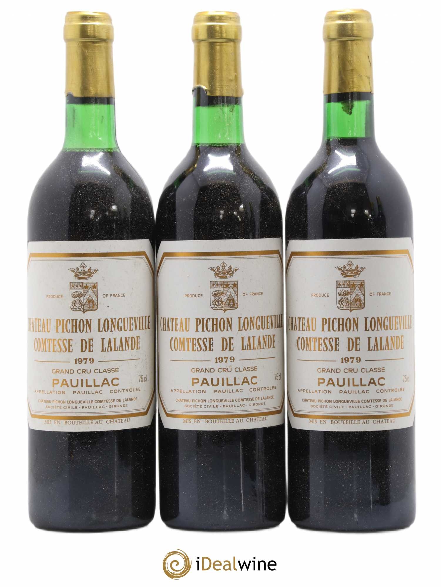 Château Pichon Longueville Comtesse de Lalande 2ème Grand Cru Classé 1979 - Lot de 12 bouteilles - 1