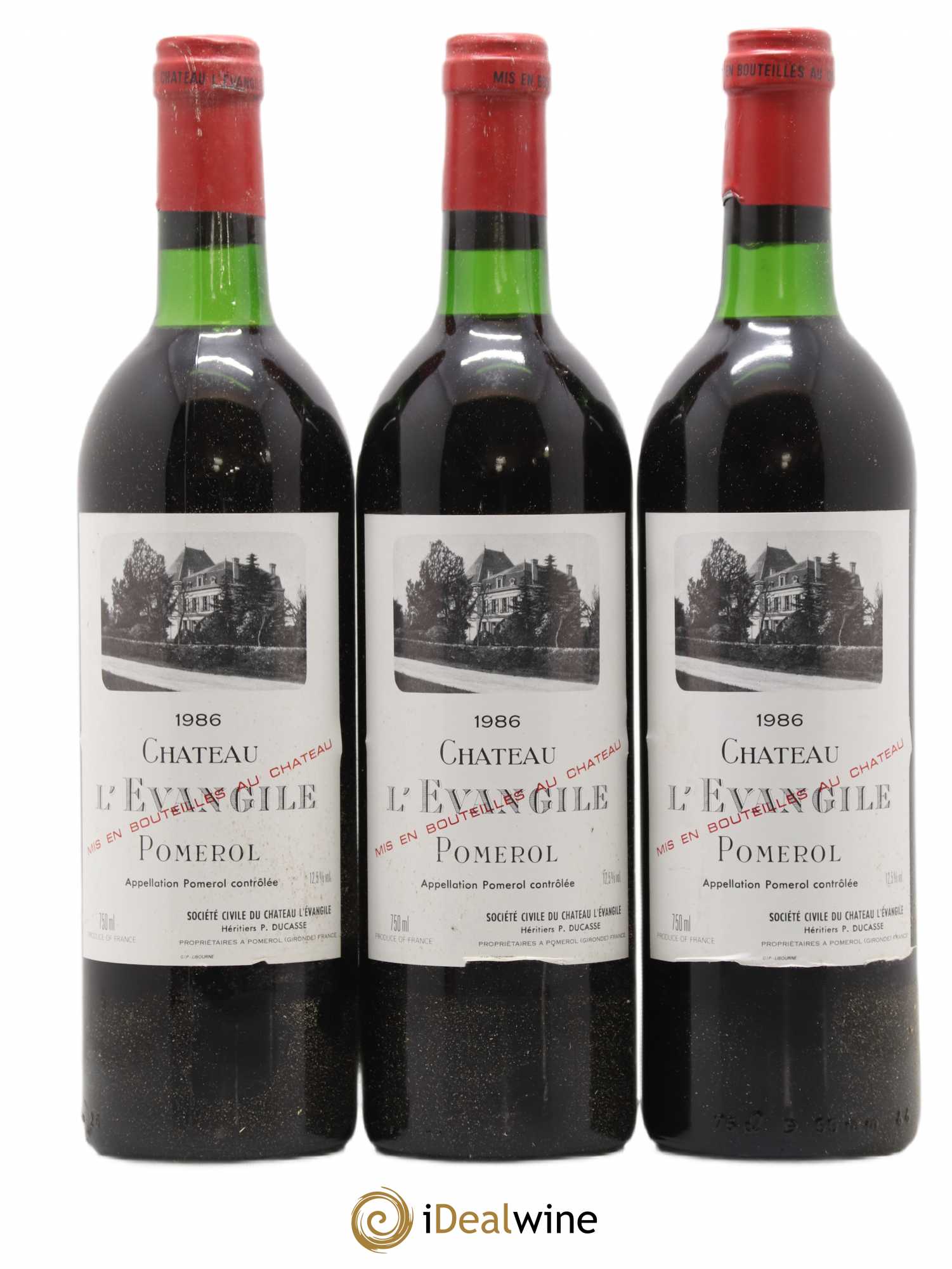 Château l' Évangile 1986 - Lot de 12 bouteilles - 4