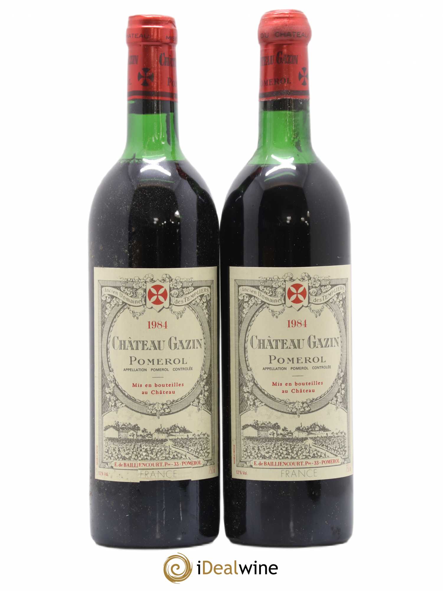 Château Gazin 1984 - Lot de 2 bouteilles - 0
