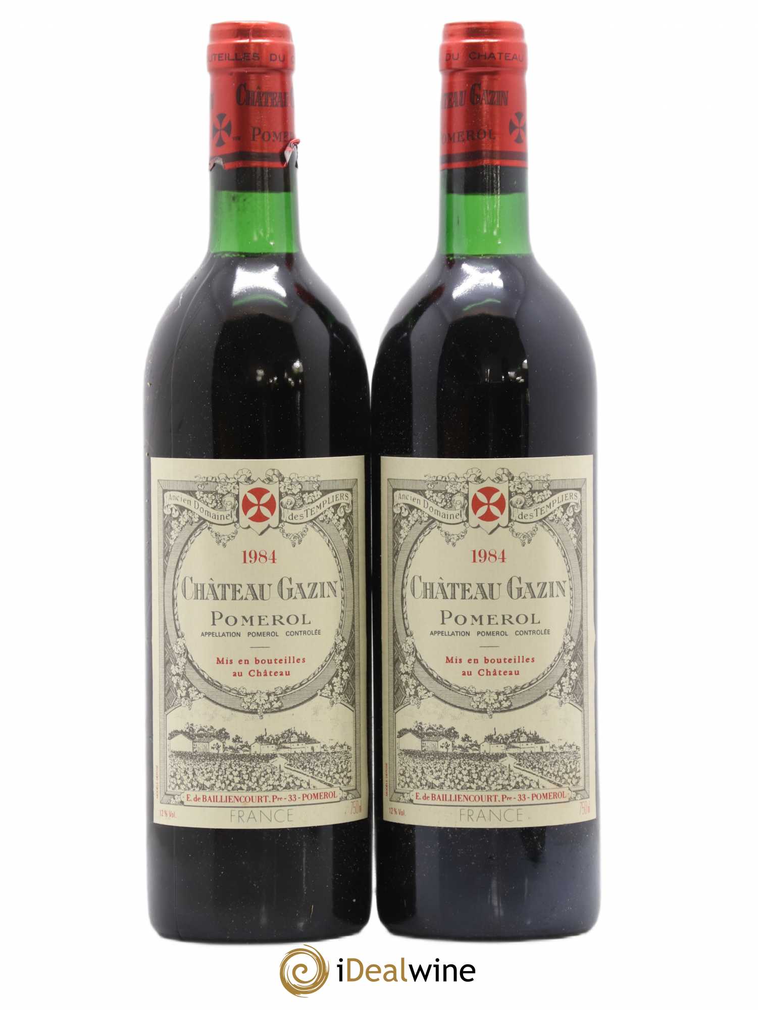 Château Gazin 1984 - Lot de 2 bouteilles - 0