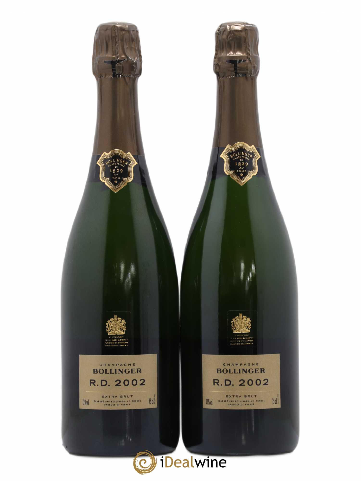 R.D. Extra-Brut Bollinger 2002 - Lot de 2 bouteilles - 0