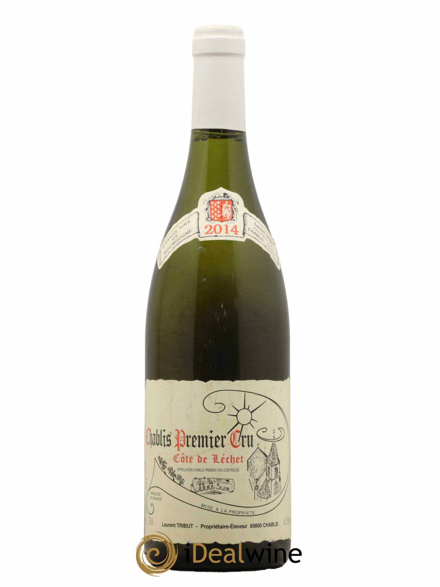 Chablis 1er Cru Côte de Lechet Laurent Tribut 2014 - Lot de 1 bouteille - 0