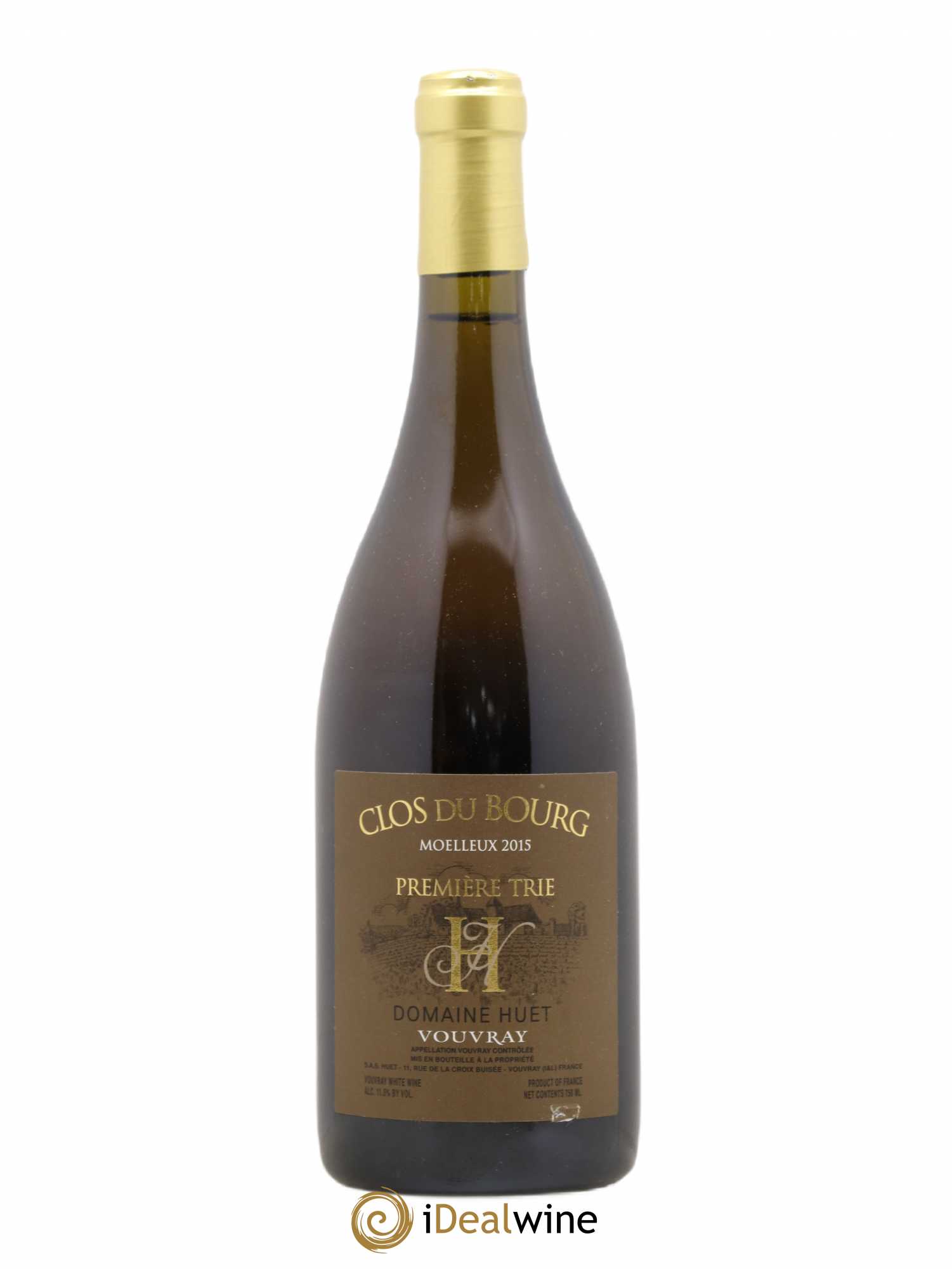Vouvray Clos du Bourg Moelleux 1ère trie Domaine Huet 2015 - Lotto di 1 bottiglia - 0