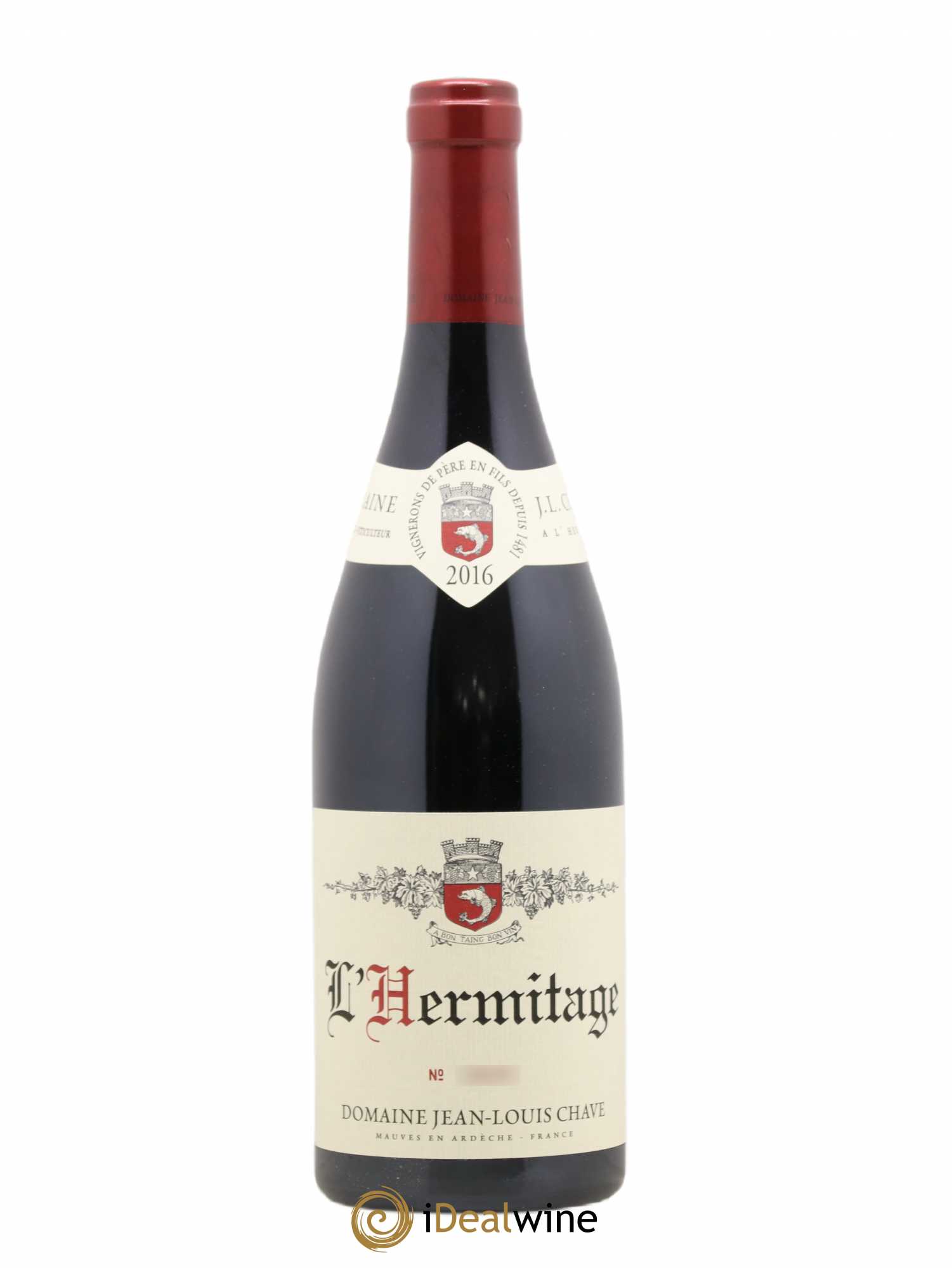 Hermitage Jean-Louis Chave 2016 - Lot de 1 bouteille - 0