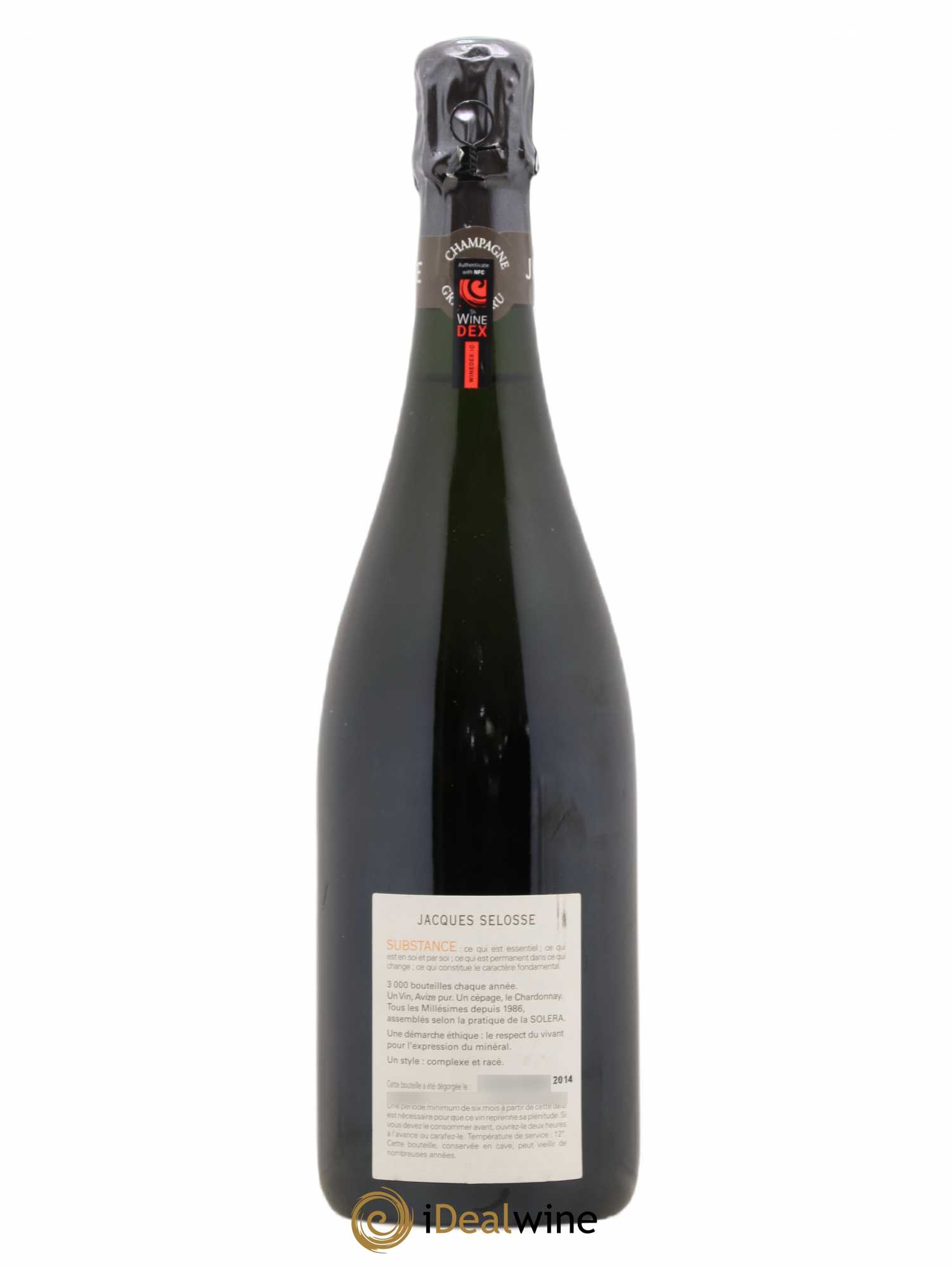 Substance Jacques Selosse Brut  - Lot de 1 bouteille - 1