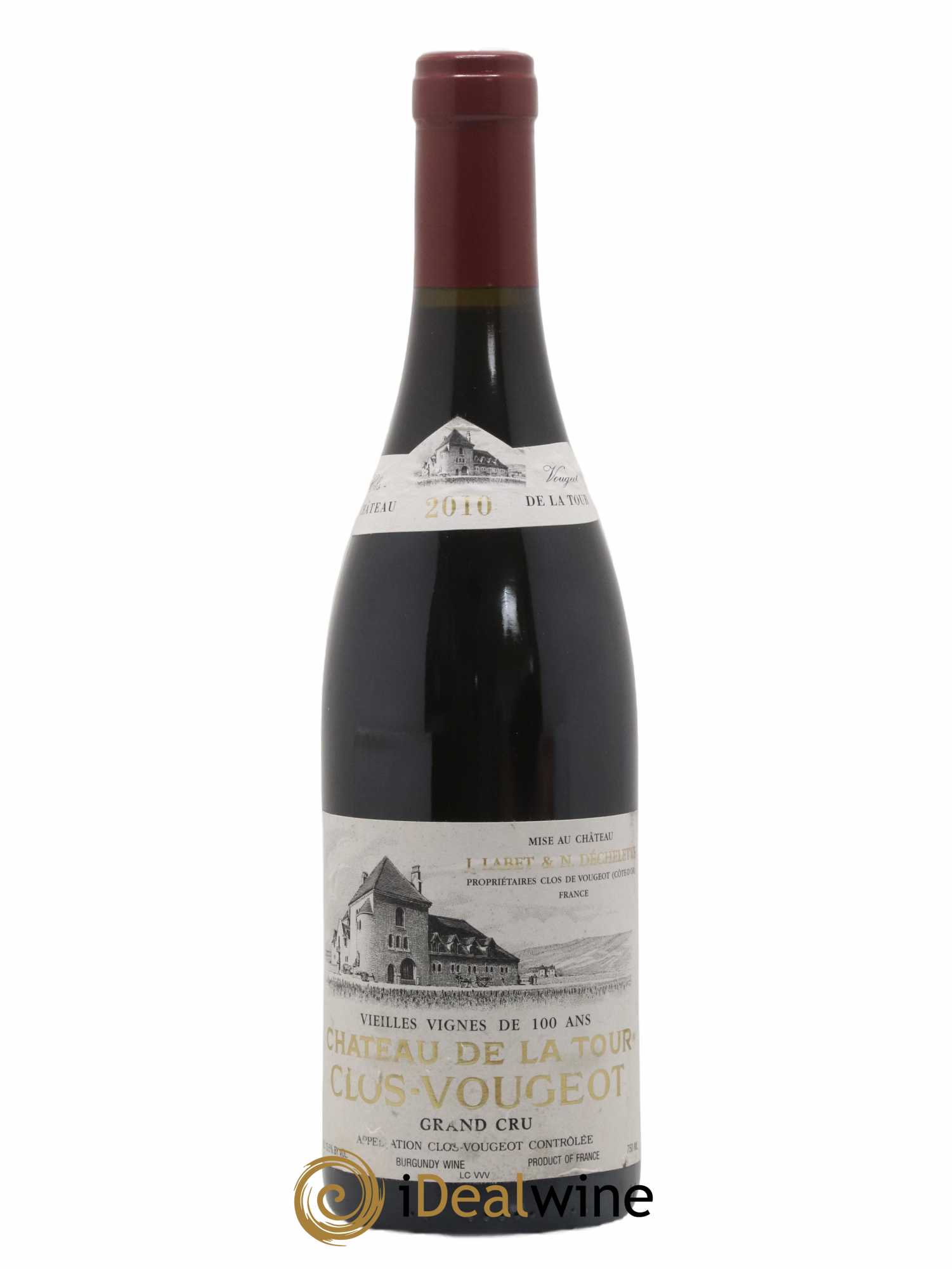 Clos de Vougeot Grand Cru Vieilles Vignes Château de La Tour 2010 - Lot de 1 bouteille - 0