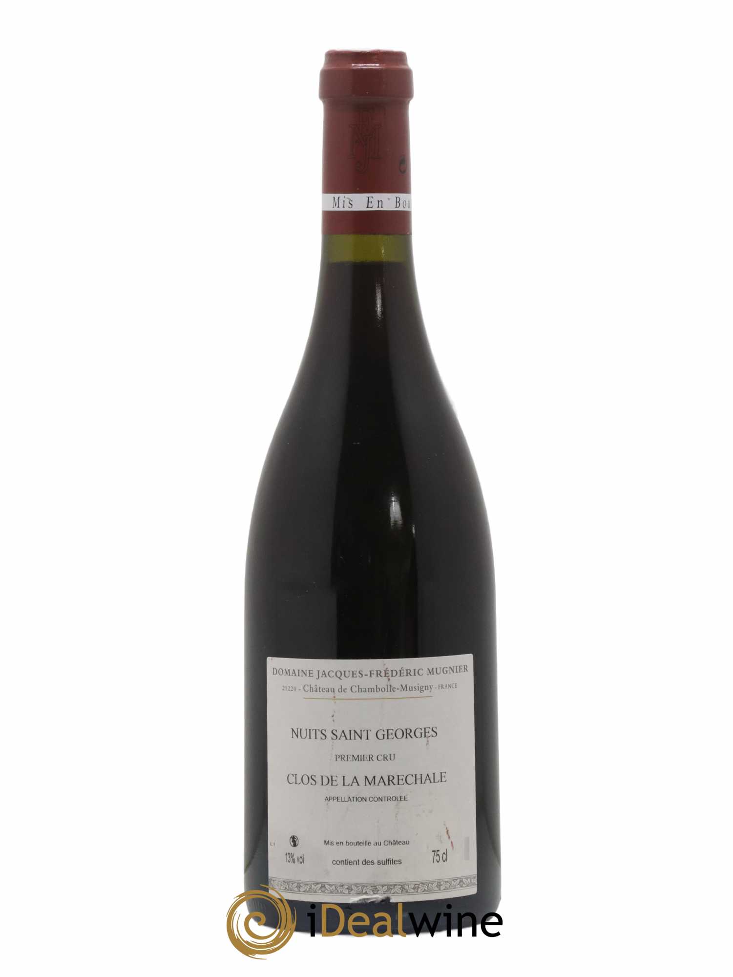 Nuits-Saint-Georges 1er Cru Clos de La Maréchale Jacques-Frédéric Mugnier 2010 - Lot de 1 bouteille - 1