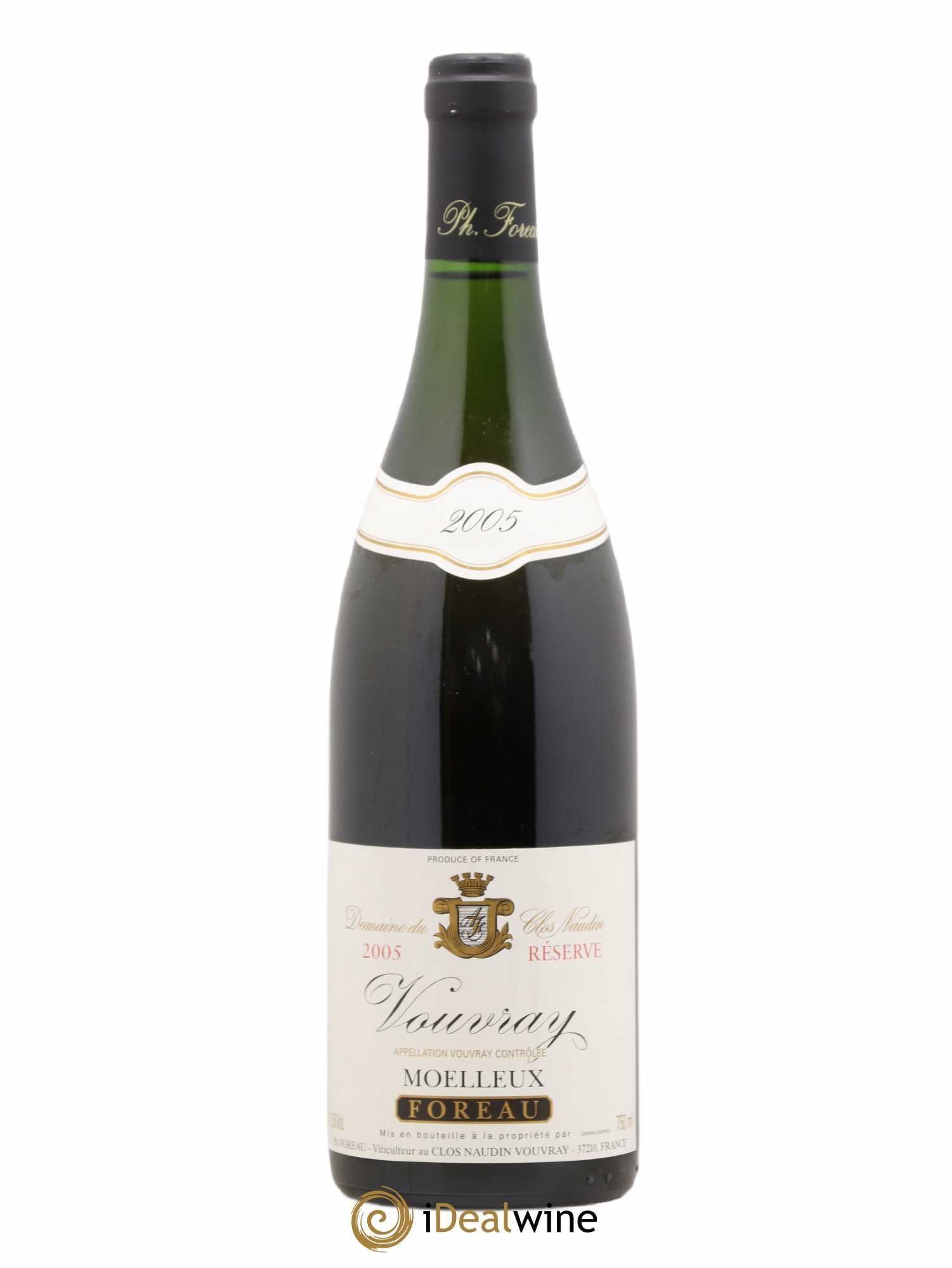 Vouvray Moelleux Réserve Clos Naudin - Philippe Foreau 2005 - Lotto di 1 bottiglia - 0