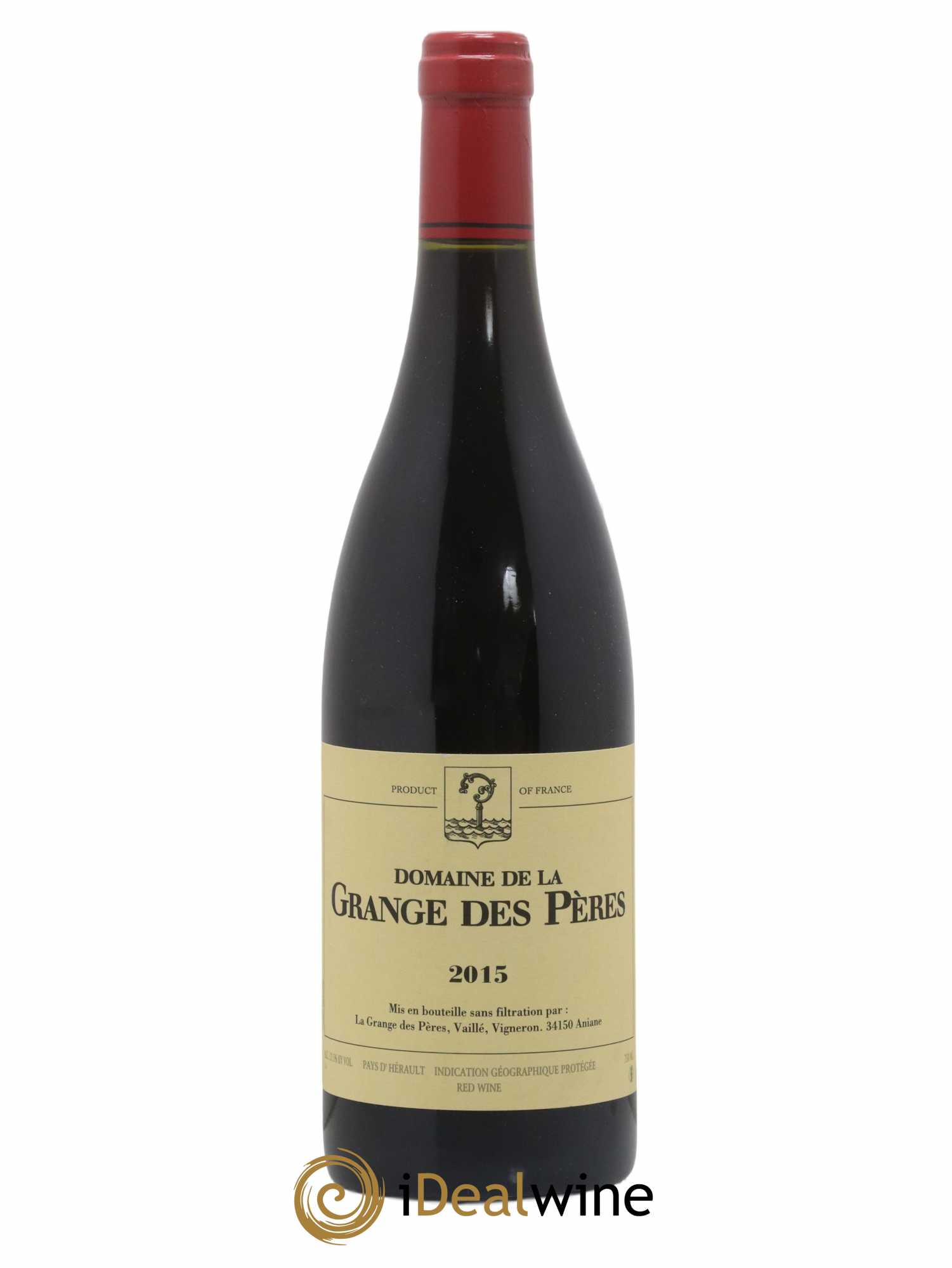Pays d'Hérault Grange des Pères Laurent Vaillé 2015 - Lot de 1 bouteille - 0