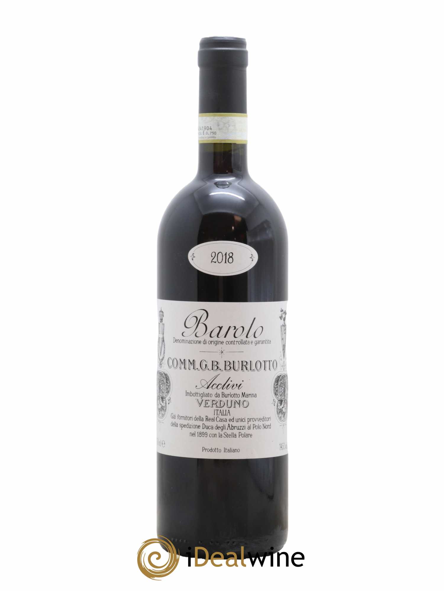 Barolo DOCG Acclivi Comm. Giovan Battista Burlotto 2018 - Lot de 1 bouteille - 0