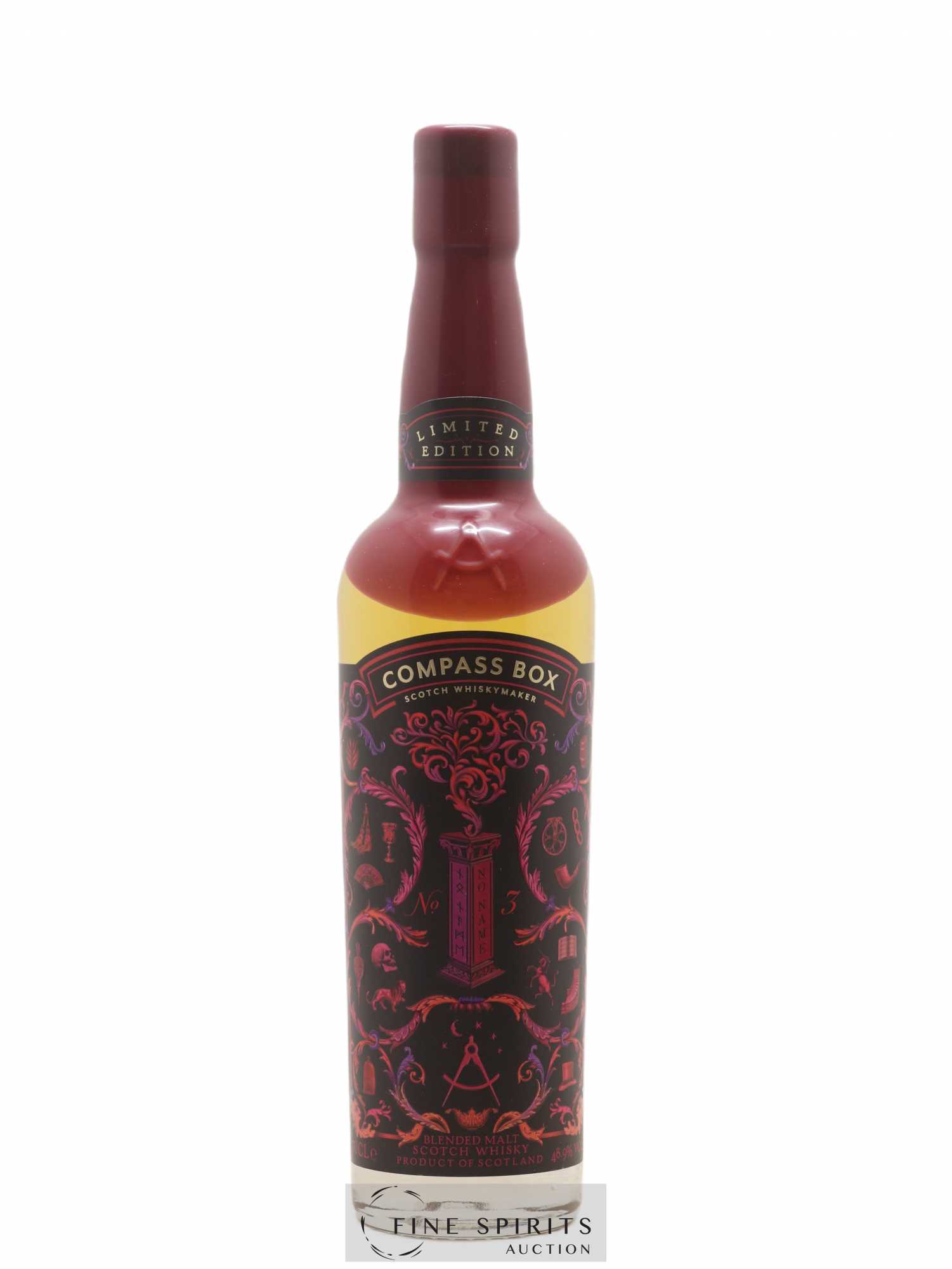No Name n°3 Compass Box One of 10794 - bottled 2021 Limited Edition - Lot de 1 bouteille - 1