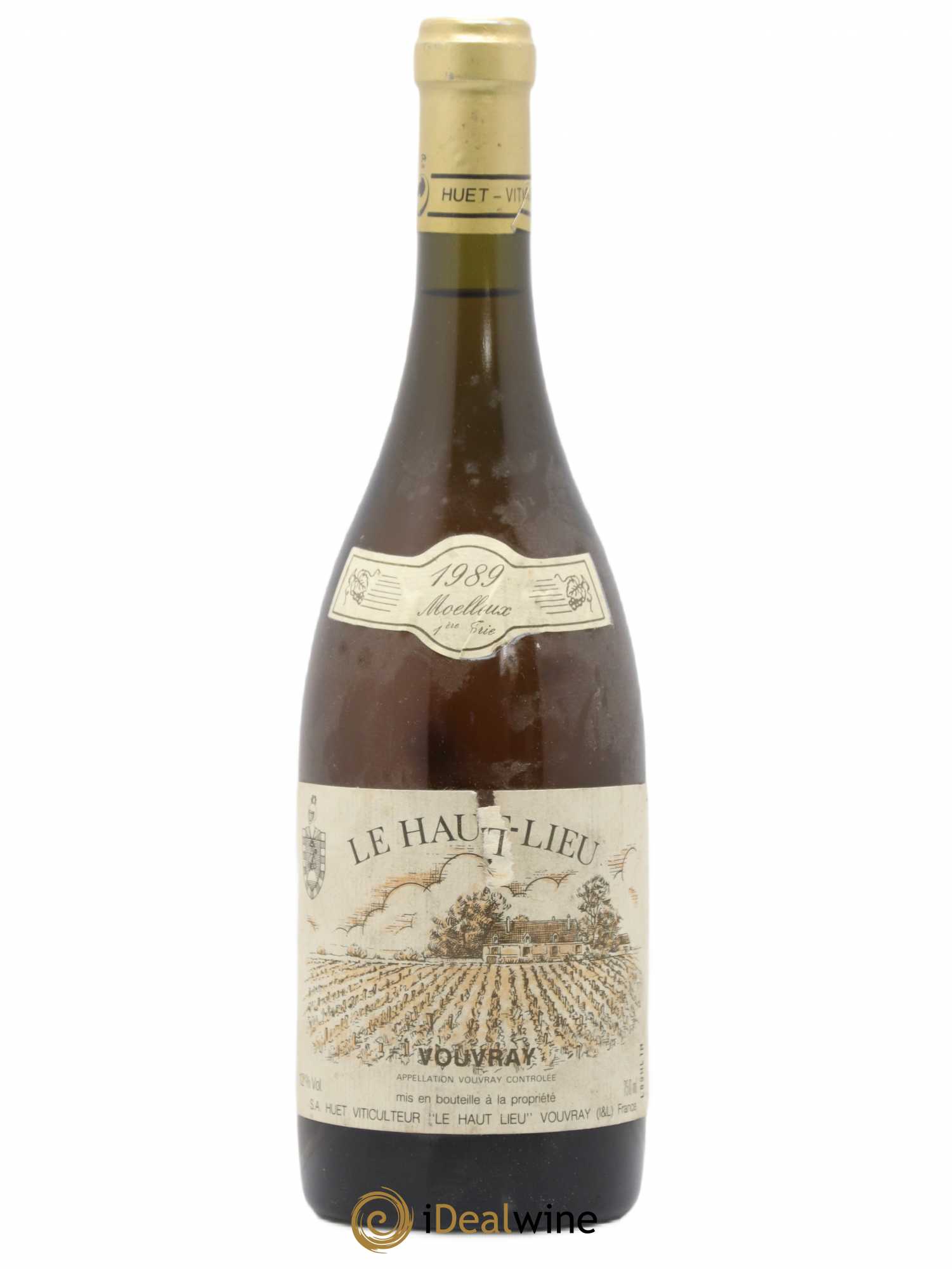 Vouvray Le Haut-Lieu Moelleux 1ère Trie Domaine Huet 1989 - Lot de 1 bouteille - 0