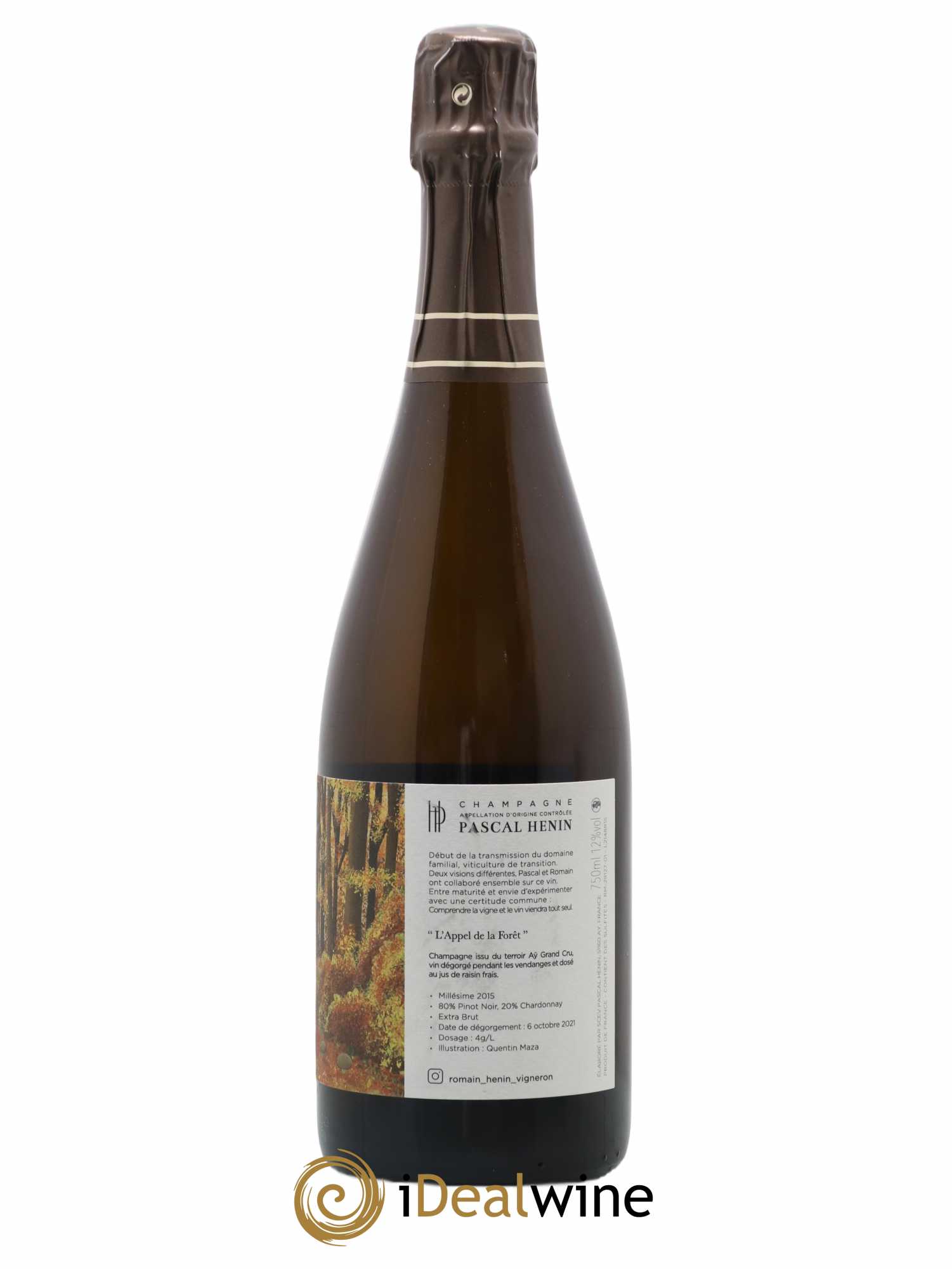 L'Appel de la Fôret Romain Henin 2015 - Lot de 1 bouteille - 1