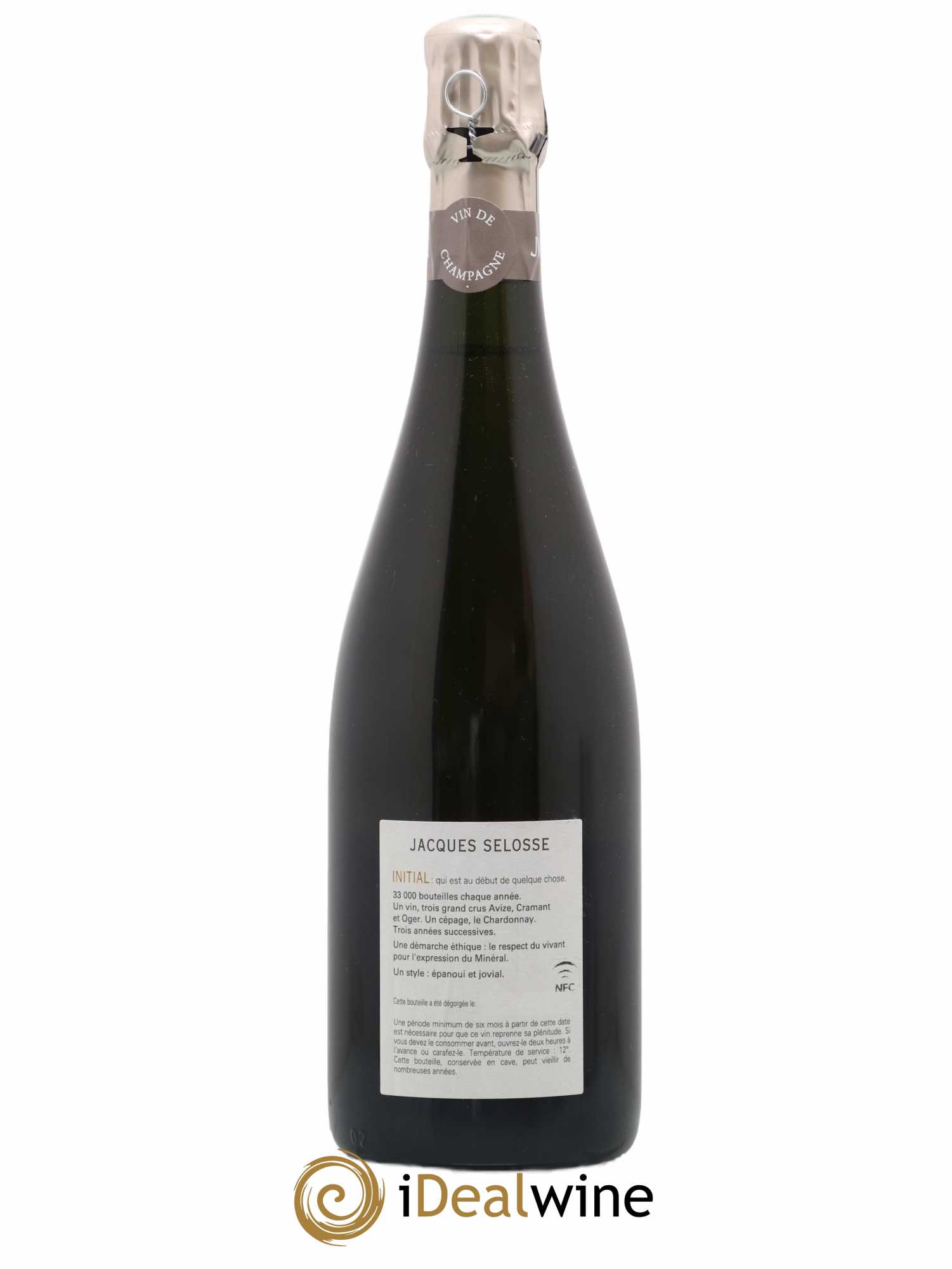 Initial Brut Jacques Selosse - Lot de 1 bouteille - 1
