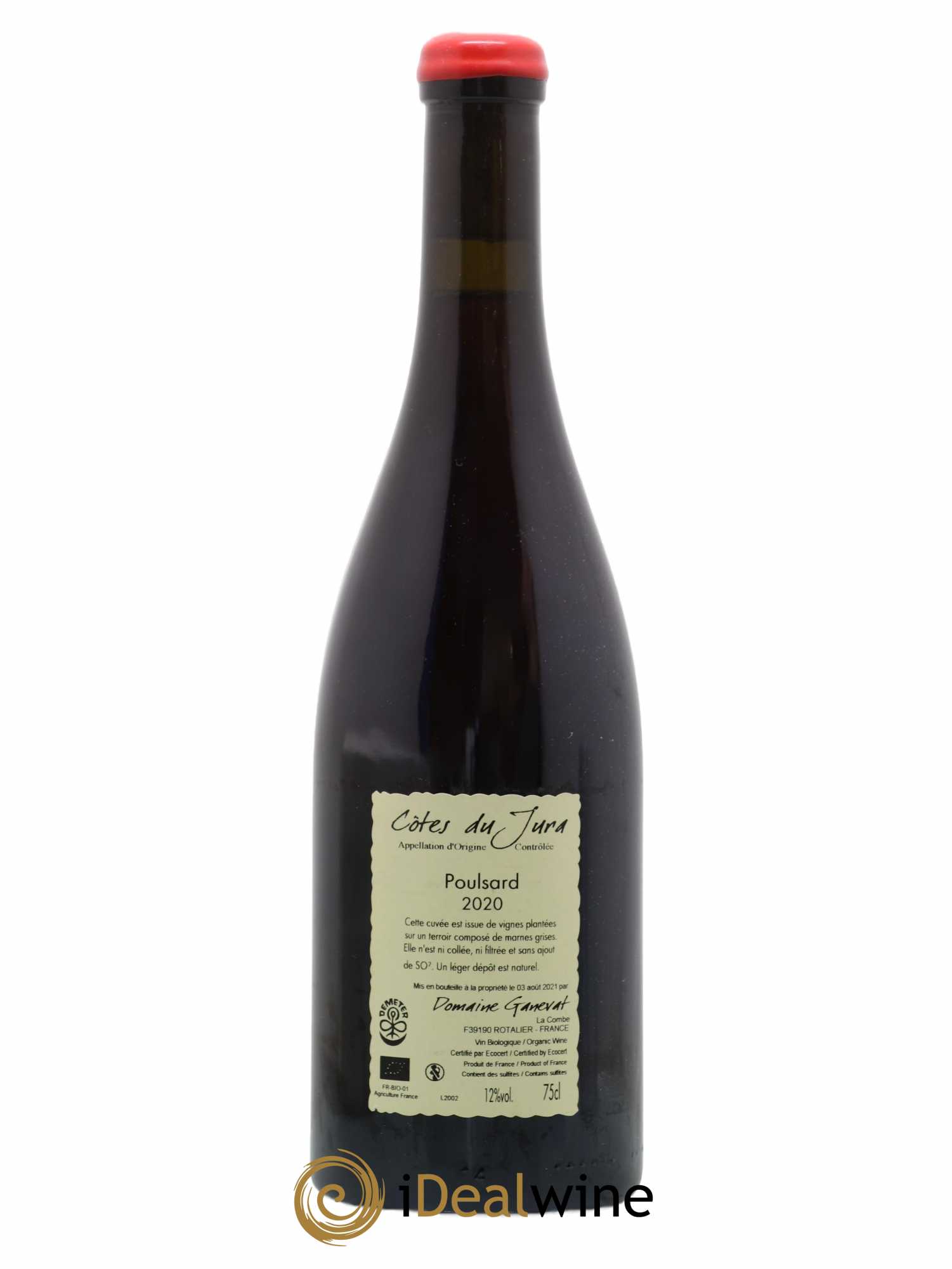 Côtes du Jura Les Chalasses Vieilles Vignes Poulsard Jean-François Ganevat (Domaine) 2020 - Lot de 1 bouteille - 1