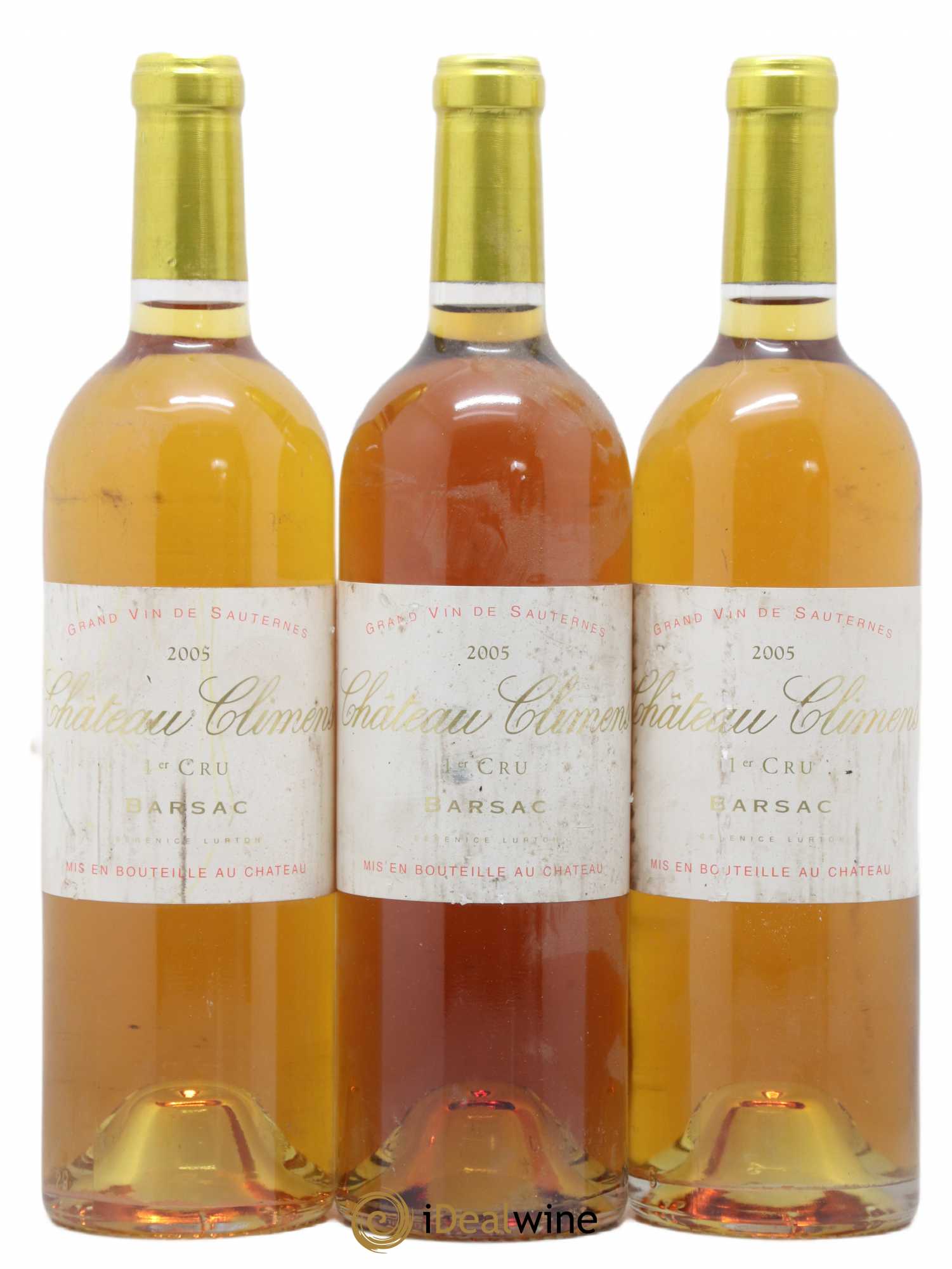 Château Climens 1er Grand Cru Classé 2005 - Lotto di 3 bottiglie - 0