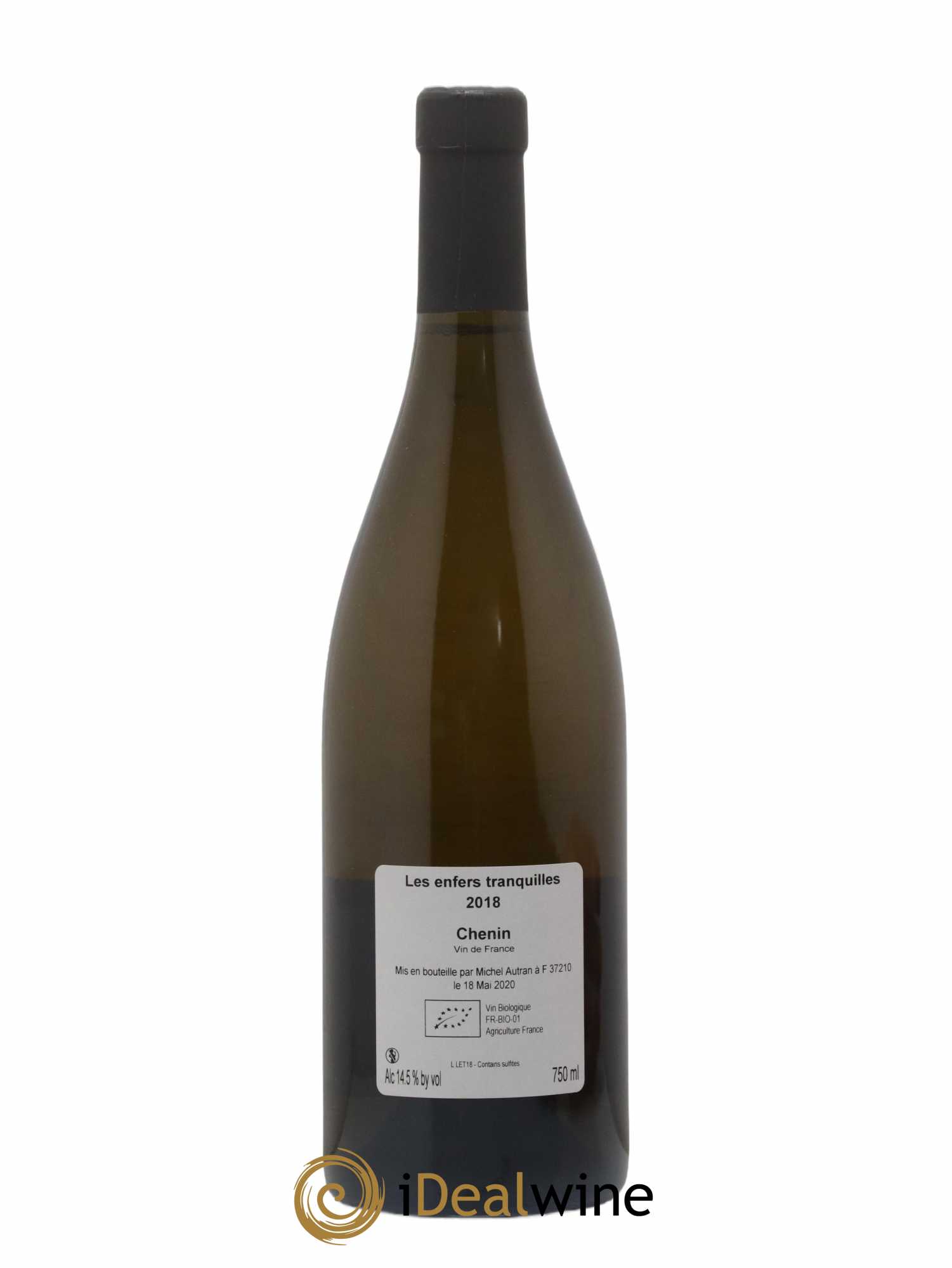 Vin de France Les Enfers Tranquilles Michel Autran 2018 - Lot de 1 bouteille - 1