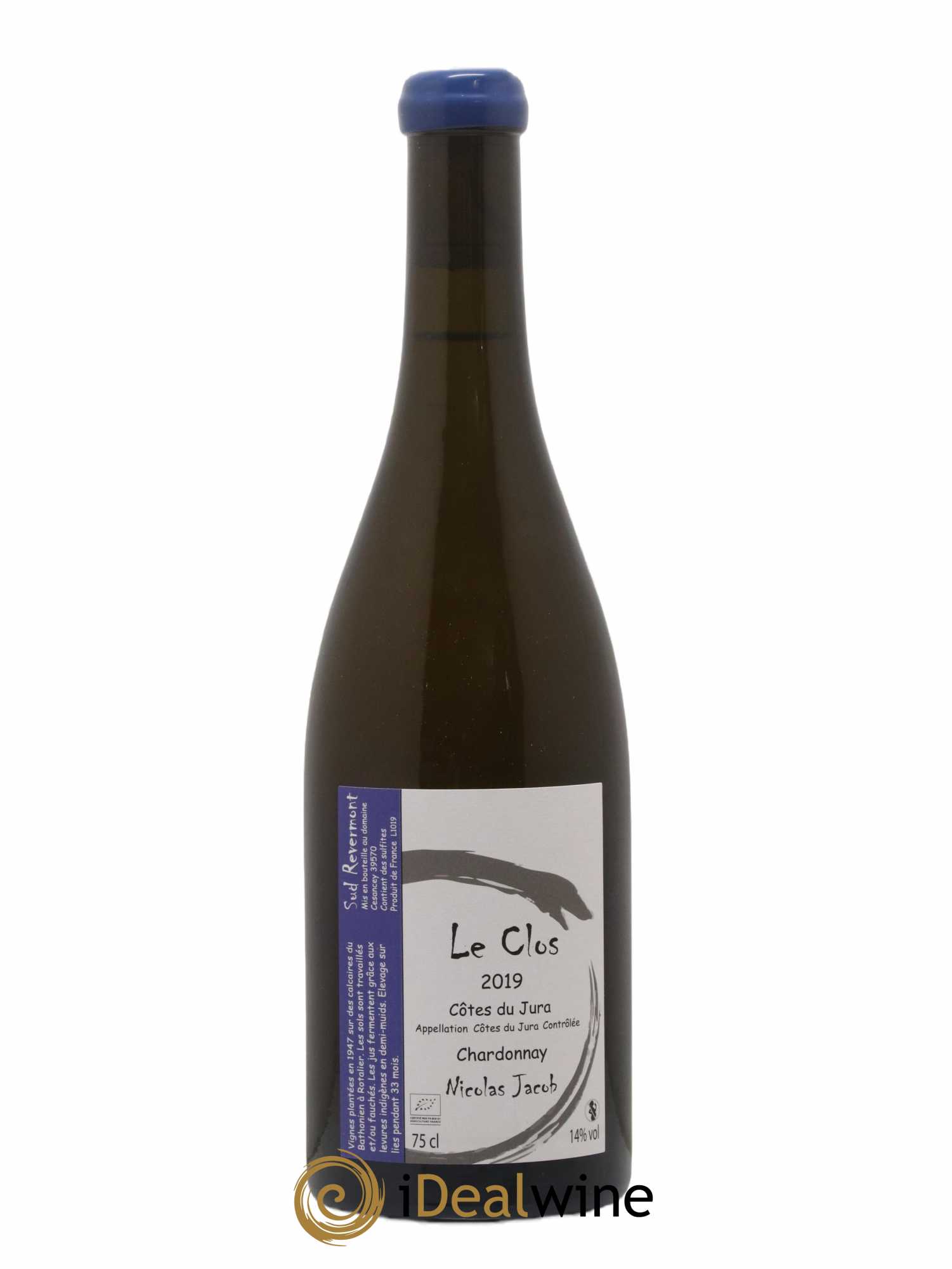 Côtes du Jura Chardonnay Le Clos Nicolas Jacob 2019 - Lot de 1 bouteille - 0