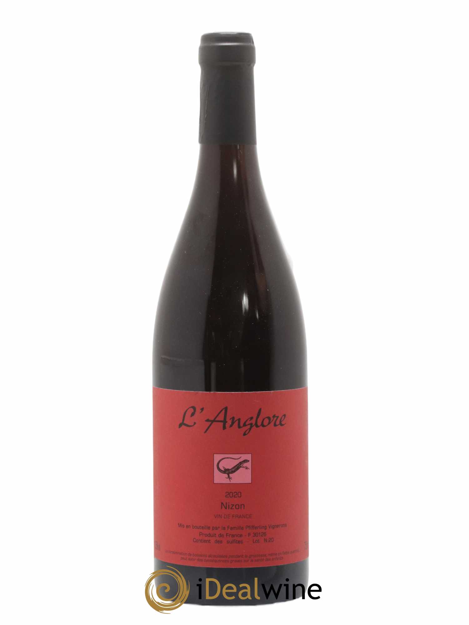 Vin de France Nizon L'Anglore 2020 - Lot de 1 bouteille - 0