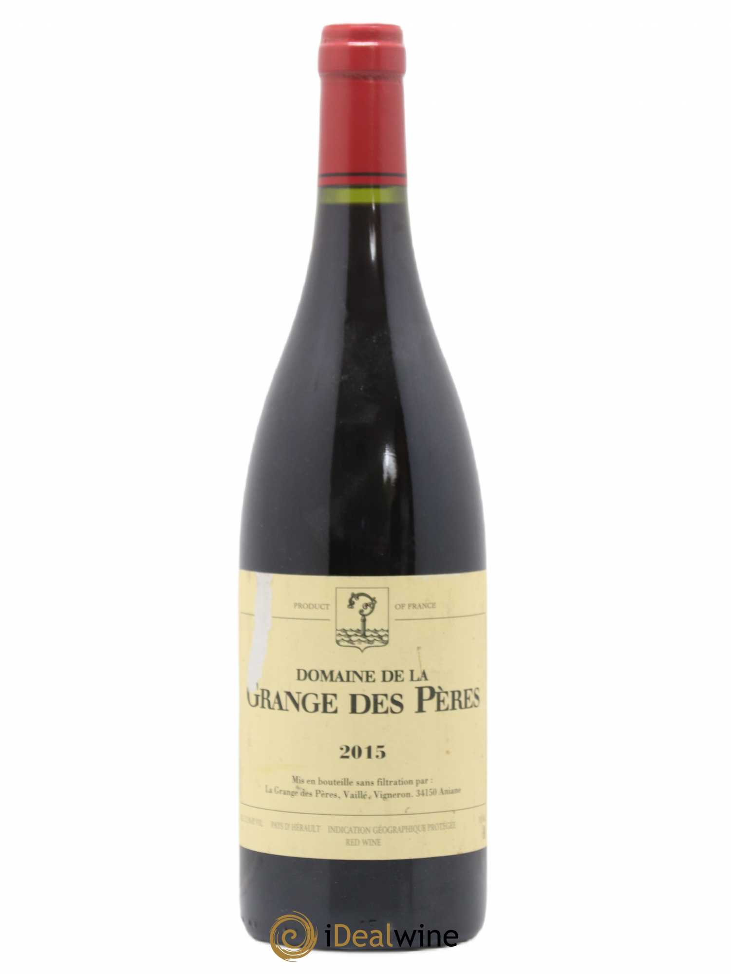 Pays d'Hérault Grange des Pères Laurent Vaillé 2015 - Lot de 1 bouteille - 0