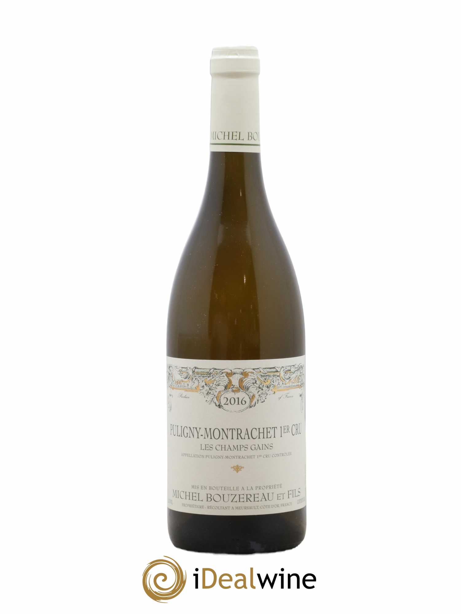 Puligny-Montrachet 1er Cru Les Champs Gains Michel Bouzereau et Fils (Domaine) 2016 - Lot de 1 bouteille - 0